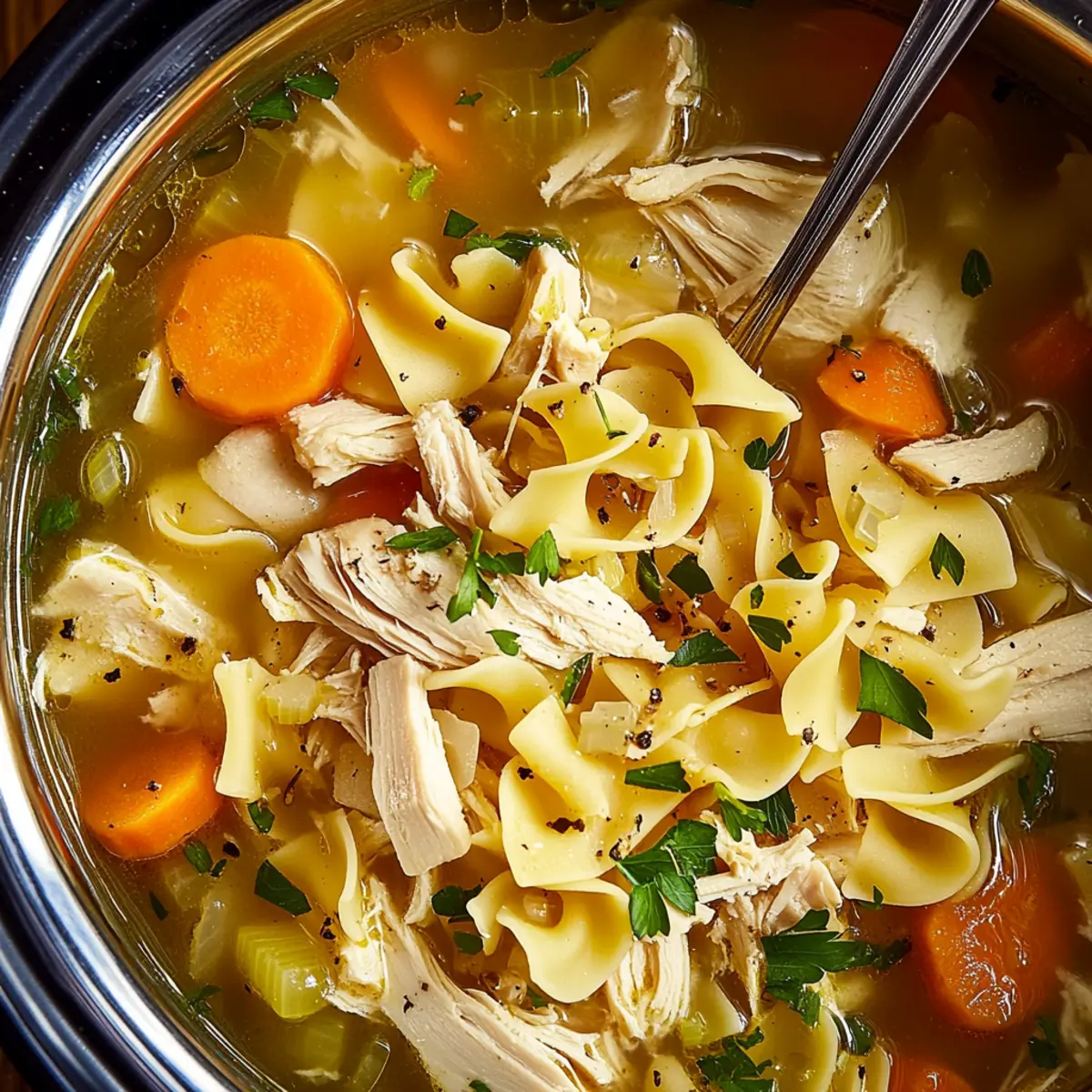 Cozy Up with Homemade Crock-Pot Chicken Noodle Soup