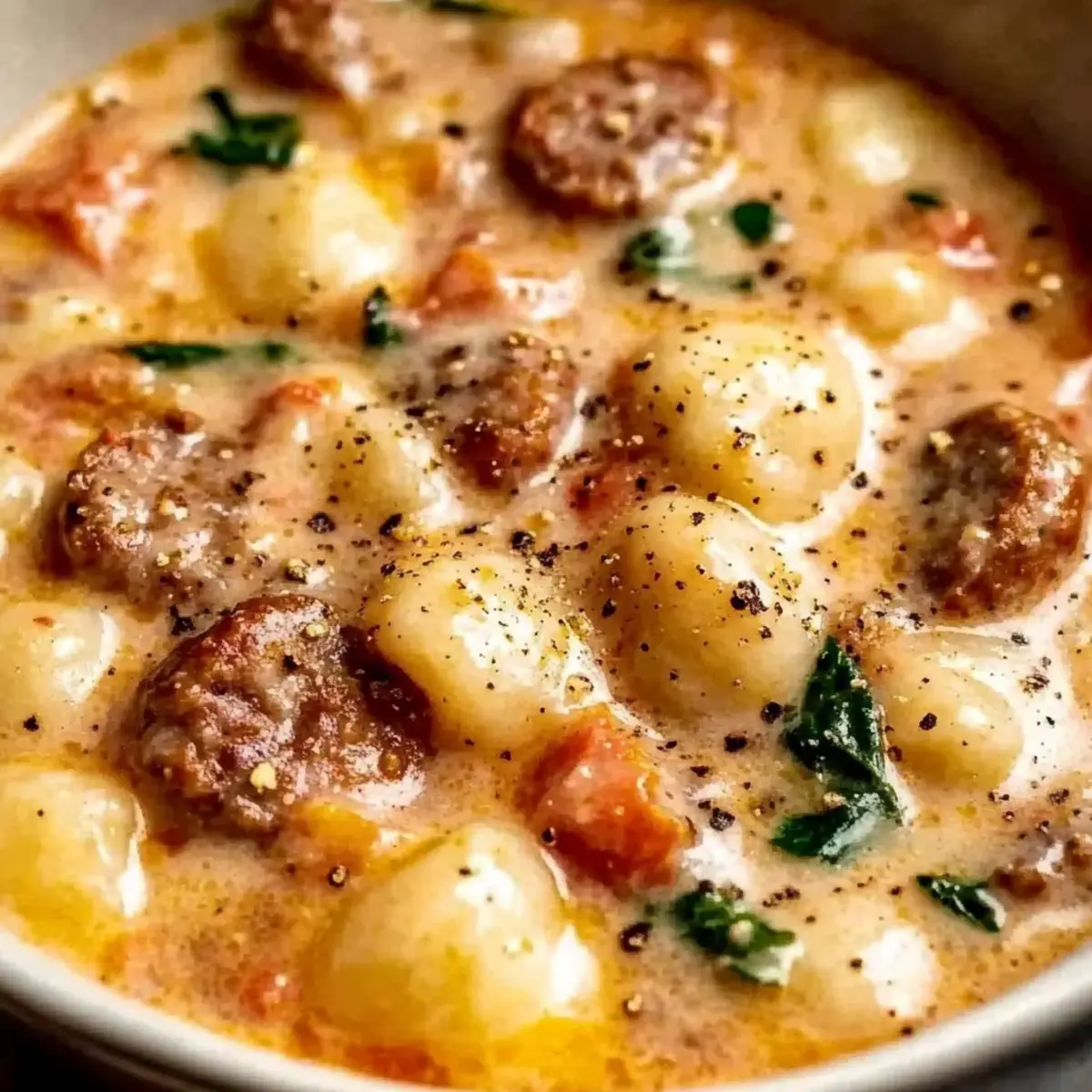 Creamy Italian Sausage Gnocchi Soup for Cozy Nights