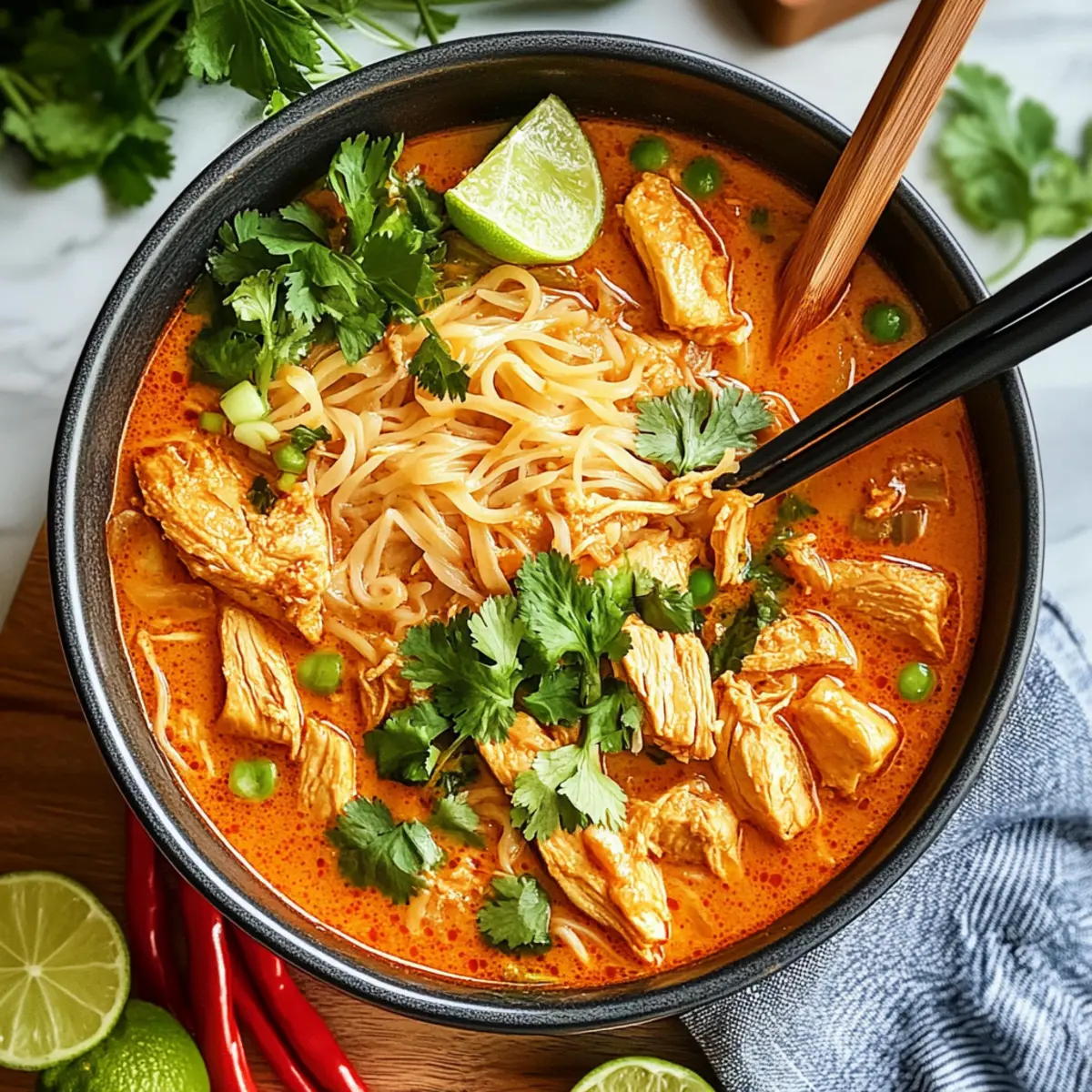 Thai Red Curry Noodle Soup: Cozy Comfort in Every Spoonful