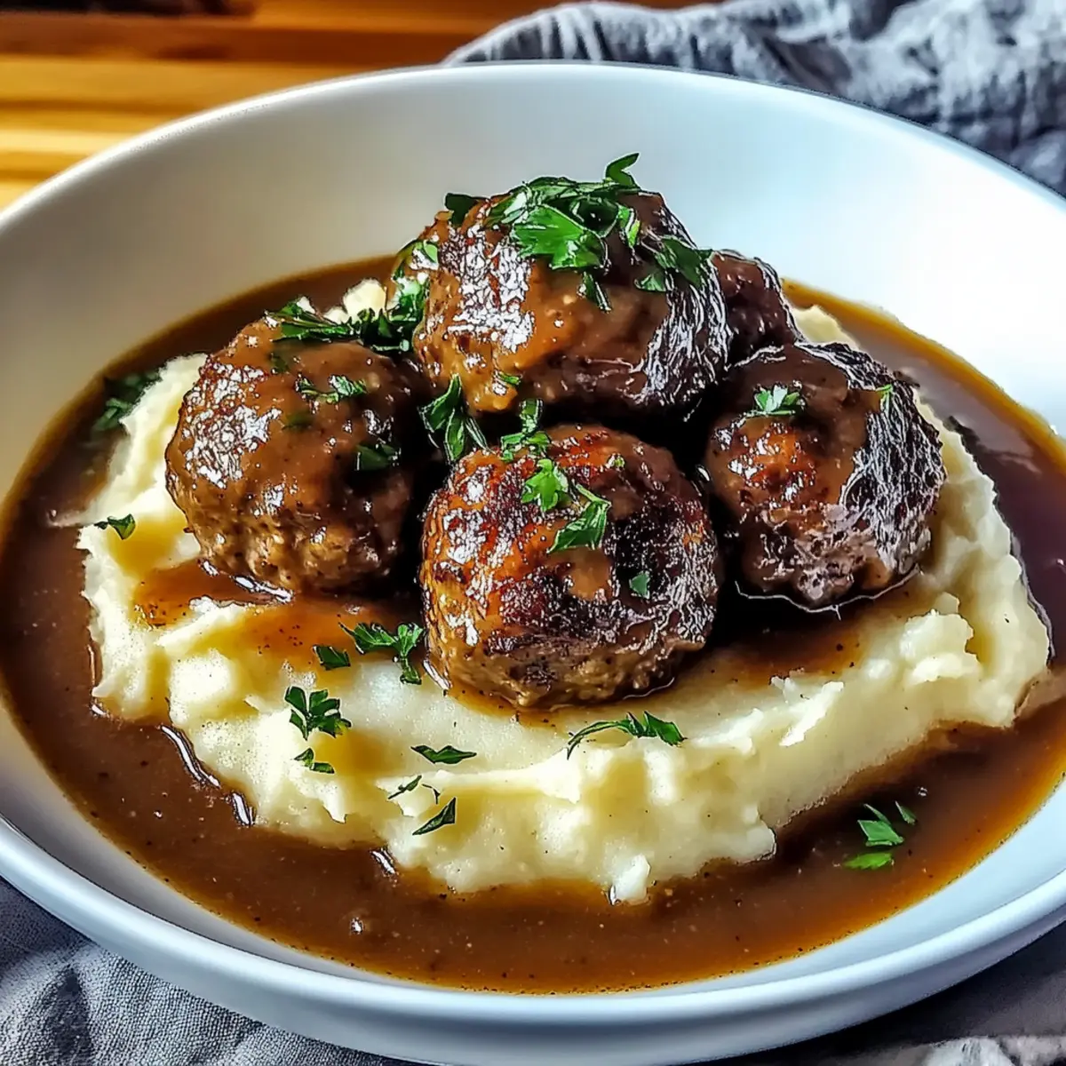 Salisbury Steak Meatballs: Comfort Food Made Easy