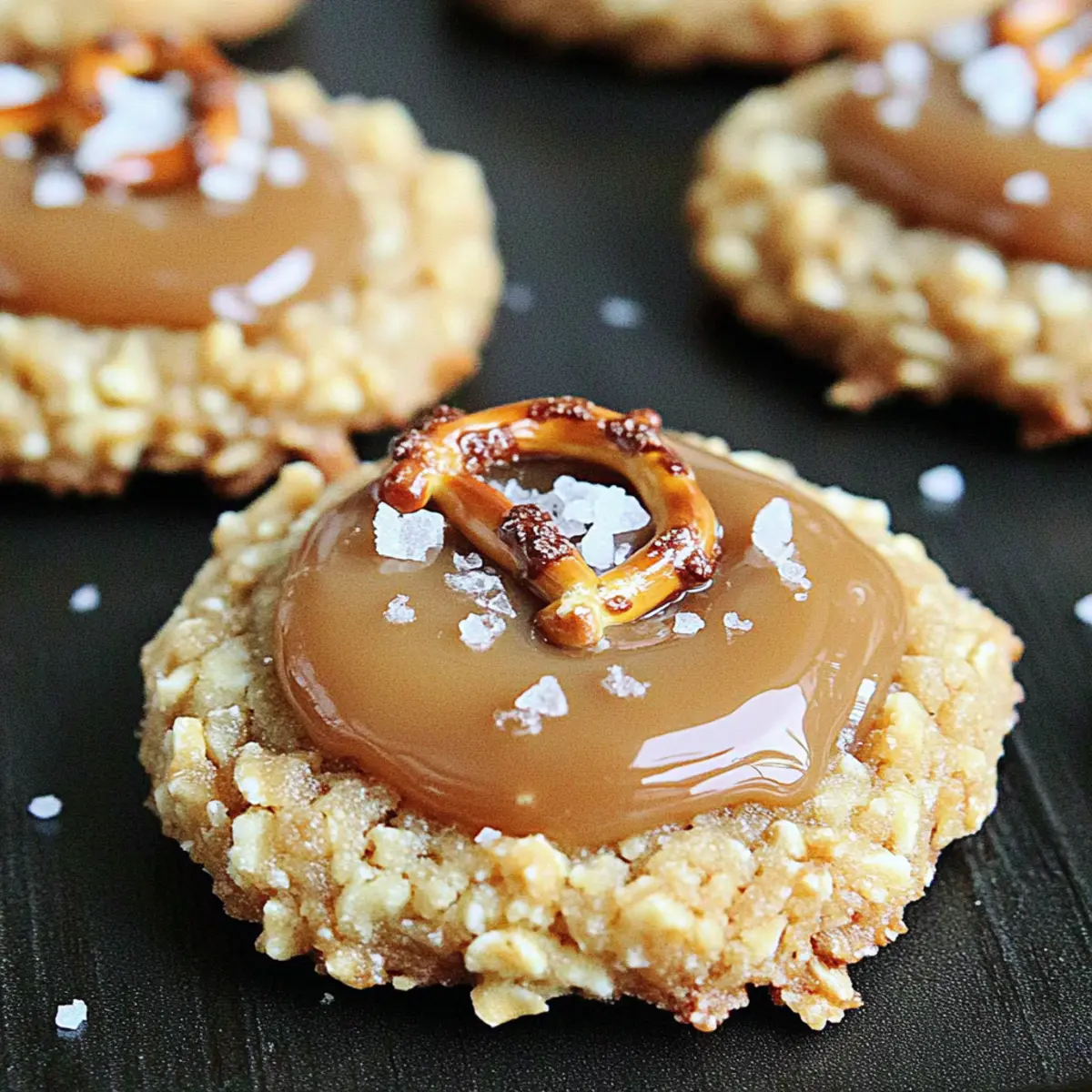 Irresistible Salted Caramel Pretzel Thumbprint Cookies to Love
