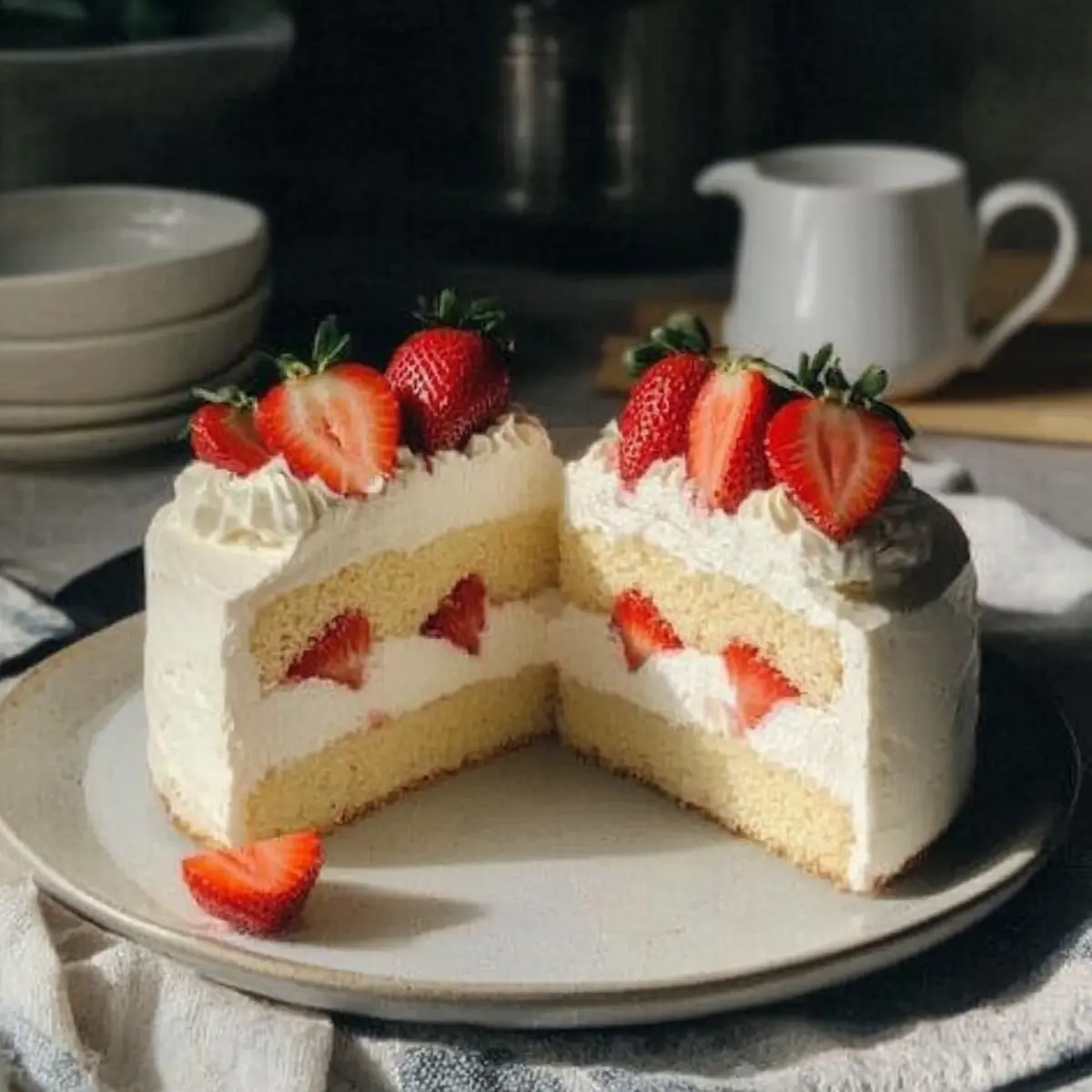 Light and Fluffy Japanese Strawberry Cake Recipe You'll Love