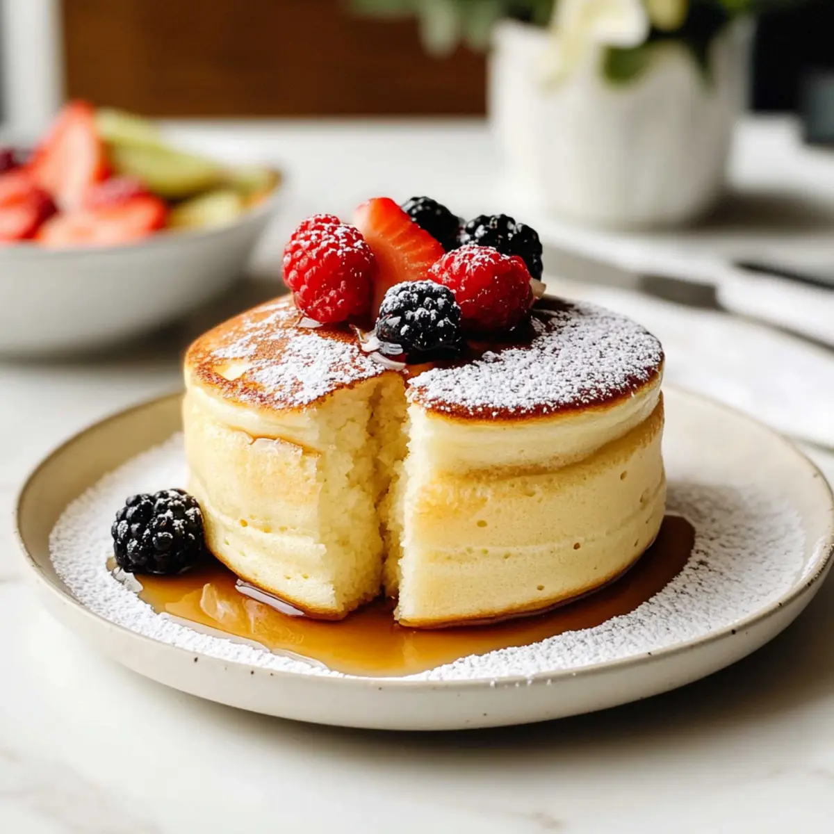 Vegan Fluffy Japanese Pancakes: Light & Airy Bliss at Home