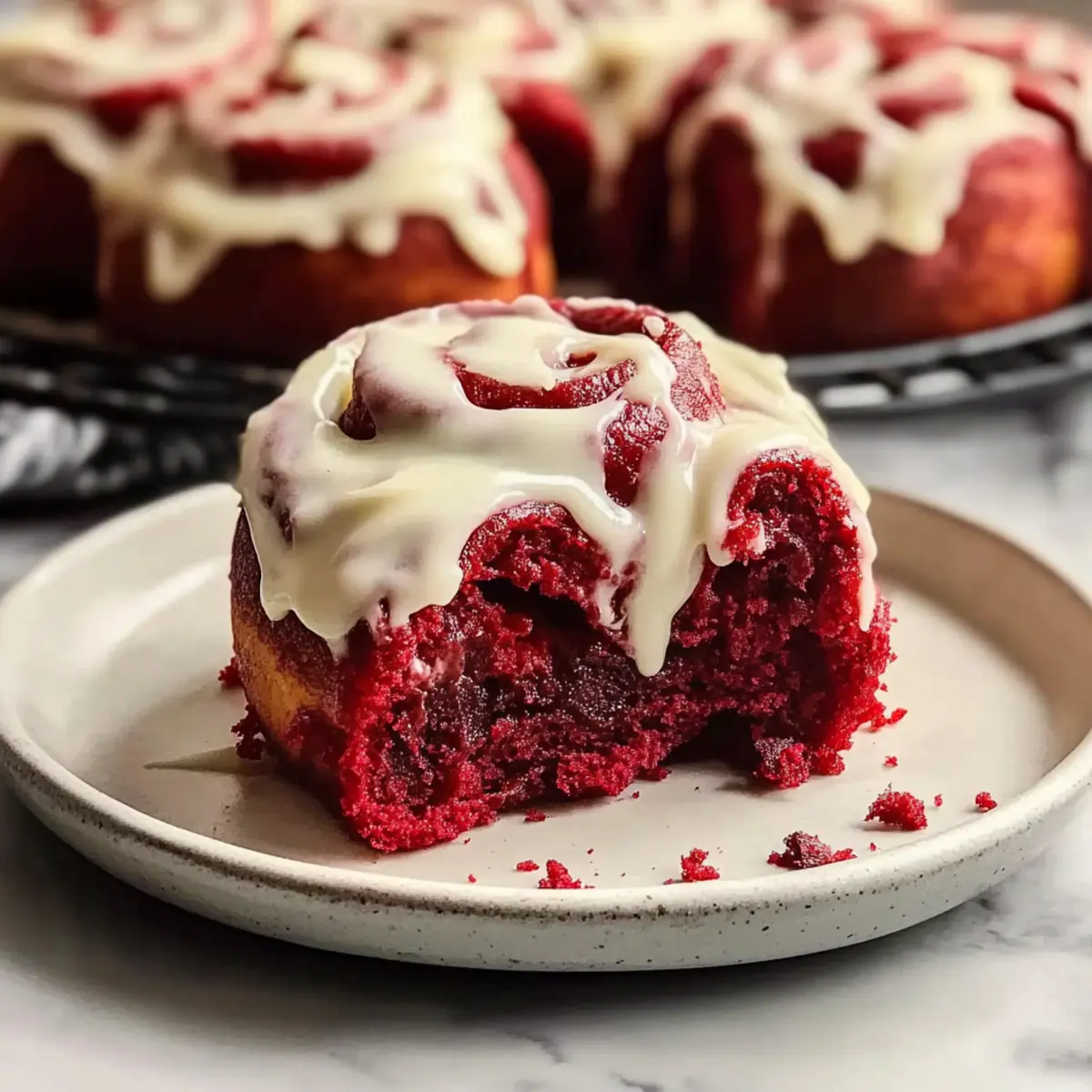 Decadent Red Velvet Cinnamon Rolls for a Sweet Morning Bliss