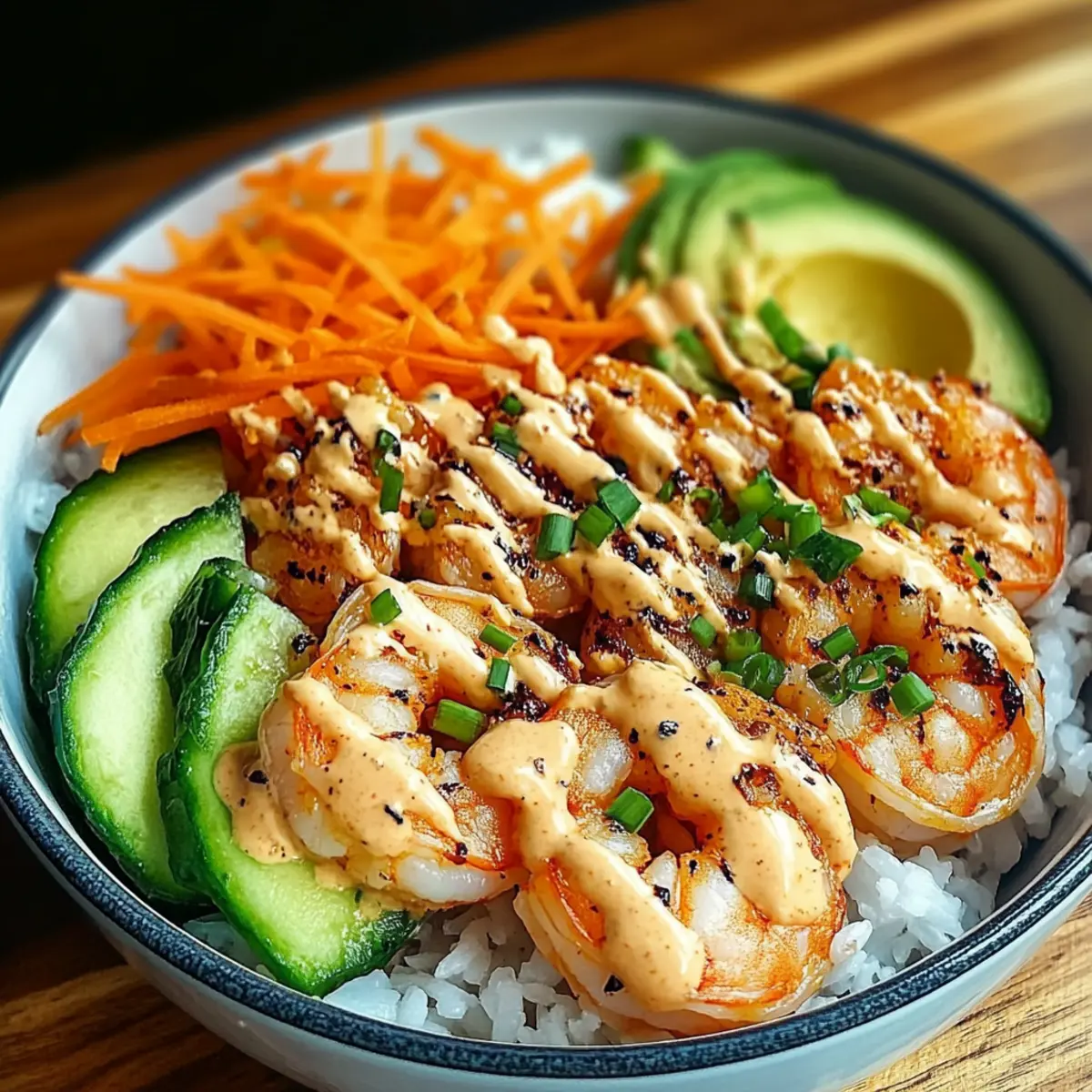 Delicious Shrimp Rice Bowls with Spicy Mayo for Quick Meals