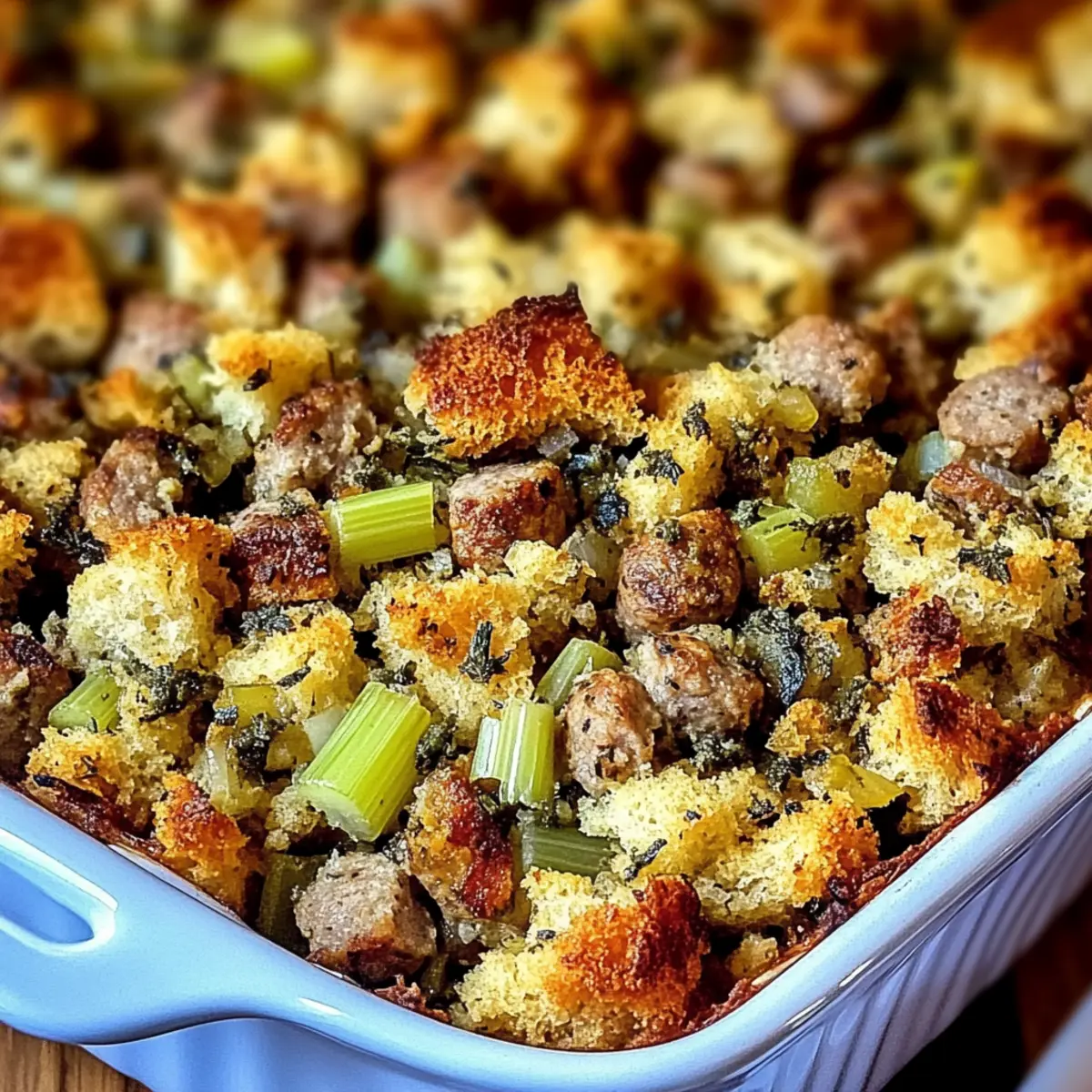 Homemade Sausage Stuffing: Cozy Comfort for Your Holidays