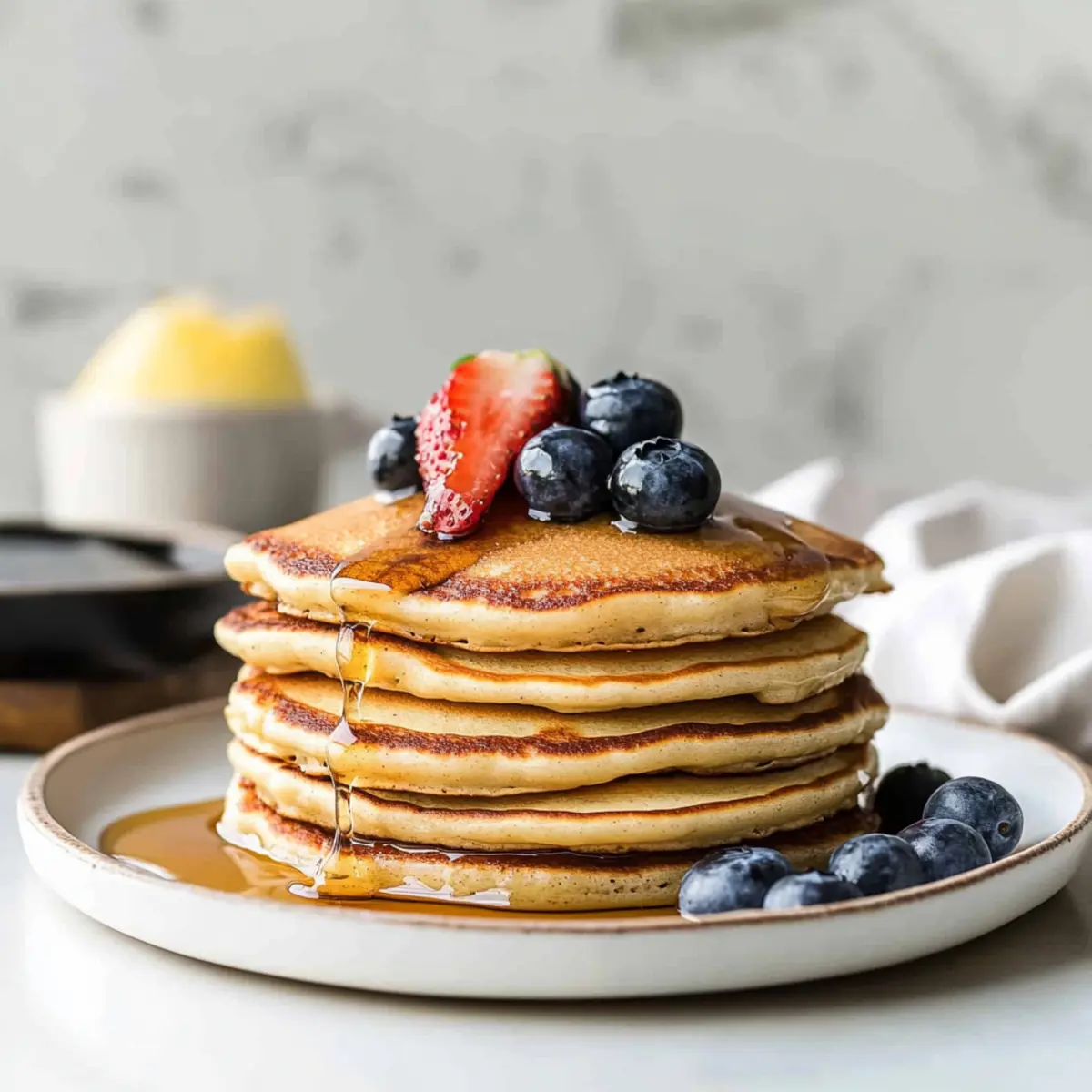 Fluffy Eggless Pancakes for a Quick and Tasty Breakfast