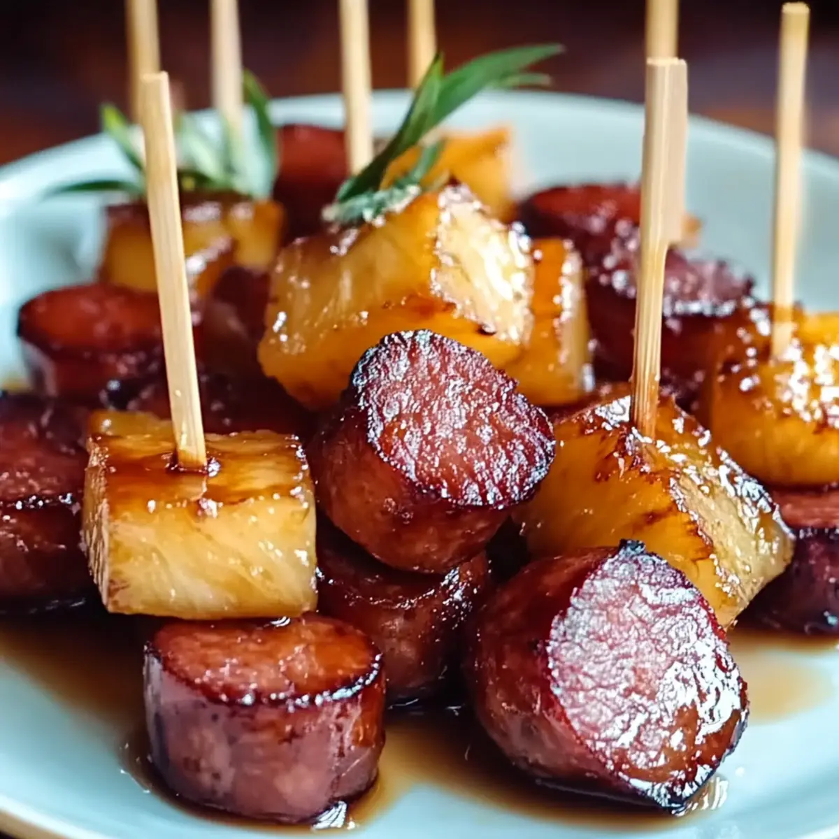 Irresistible Glazed Kielbasa Pineapple Bites You’ll Love