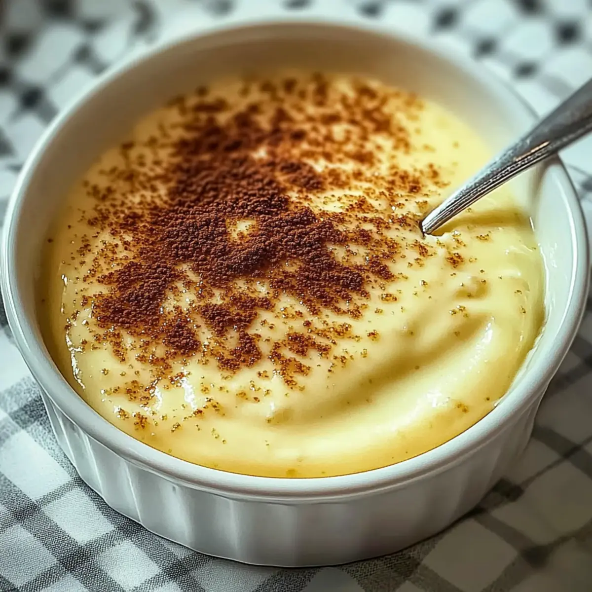 Creamy Vanilla Custard with Nutmeg for Cozy Dessert Nights