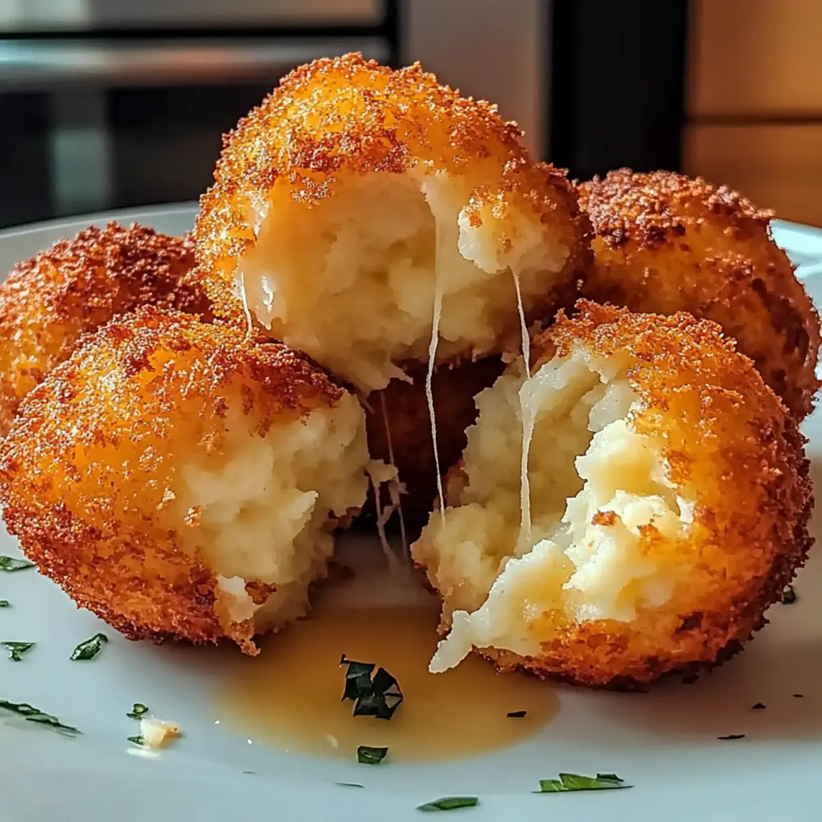 Crispy Air Fryer Cheesy Mashed Potato Balls You’ll Crave