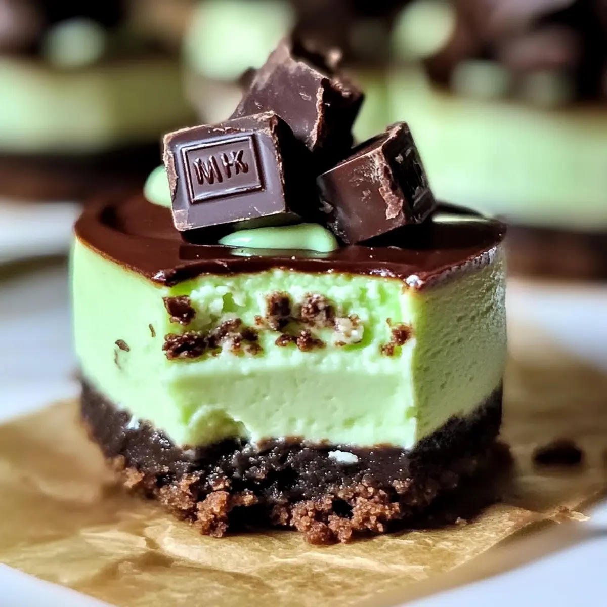 Minty Andes Mini Cheesecakes for Effortless Party Elegance