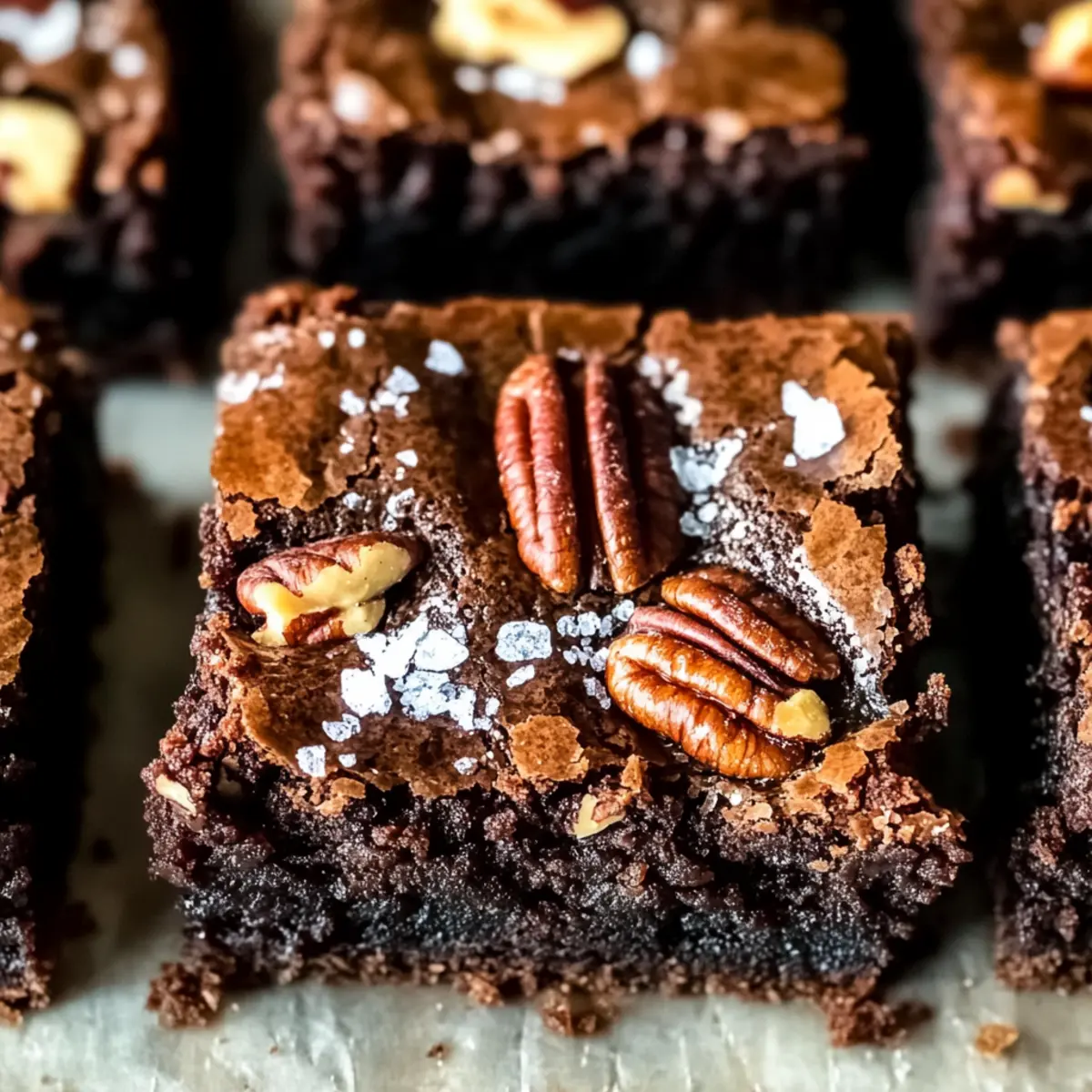 Irresistible Salted Pecan Pie Brownies That Steal the Show