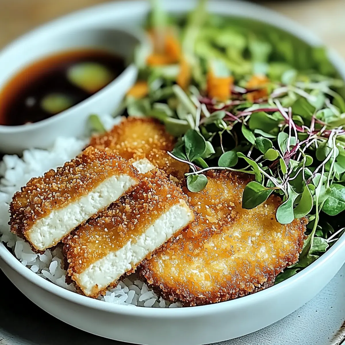 Crispy Tofu Katsu: Irresistibly Crunchy Comfort Food Delight