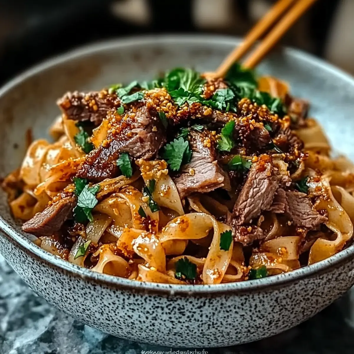 Delicious Cumin Lamb Noodles for a Cozy Homemade Dinner