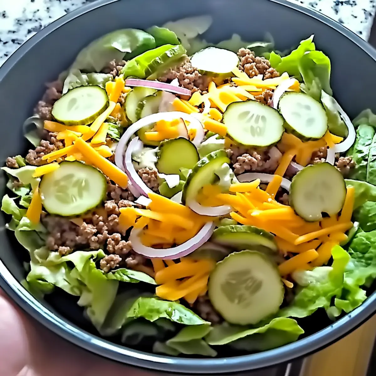 Keto Big Mac Salad: Your Guilt-Free Burger Craving Fix