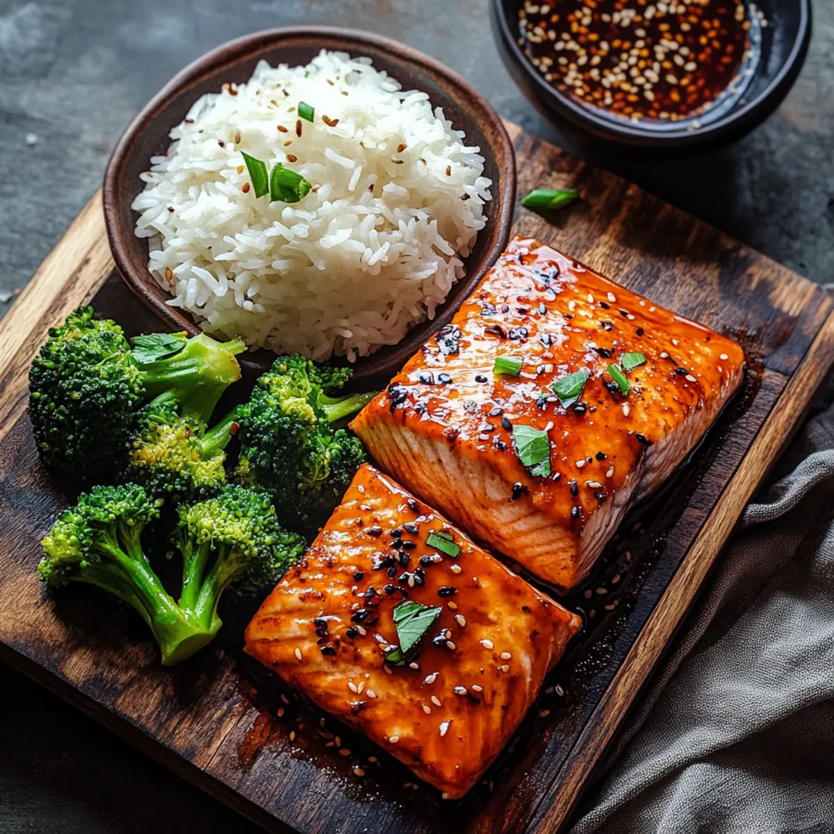 Gochujang Salmon with Sweet & Savory Glaze in Just 15 Minutes