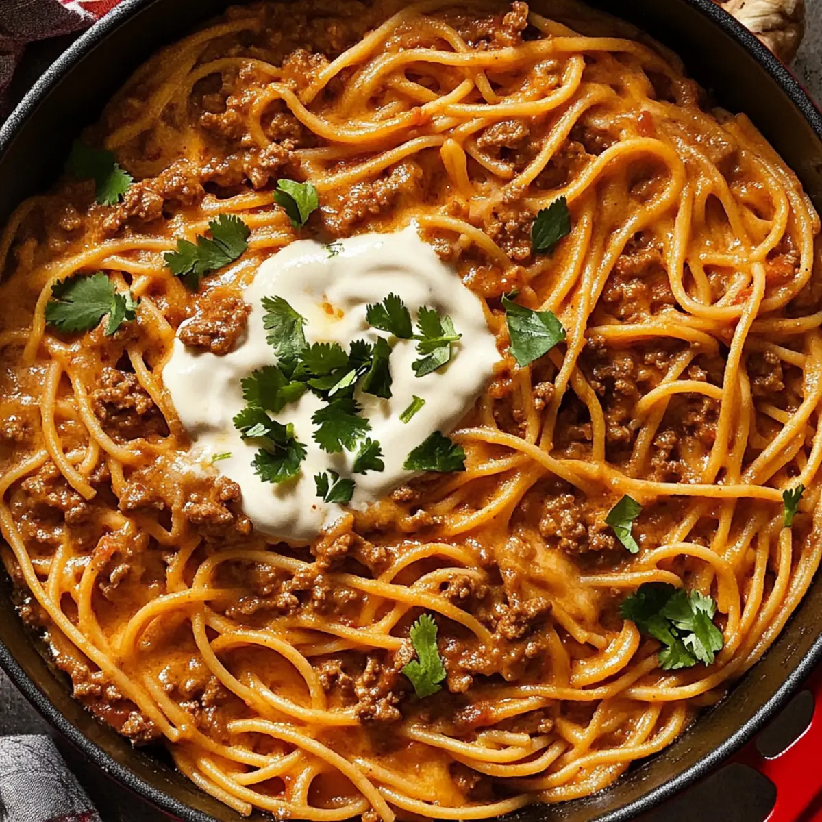 Creamy Taco Spaghetti Your New Weeknight Winner