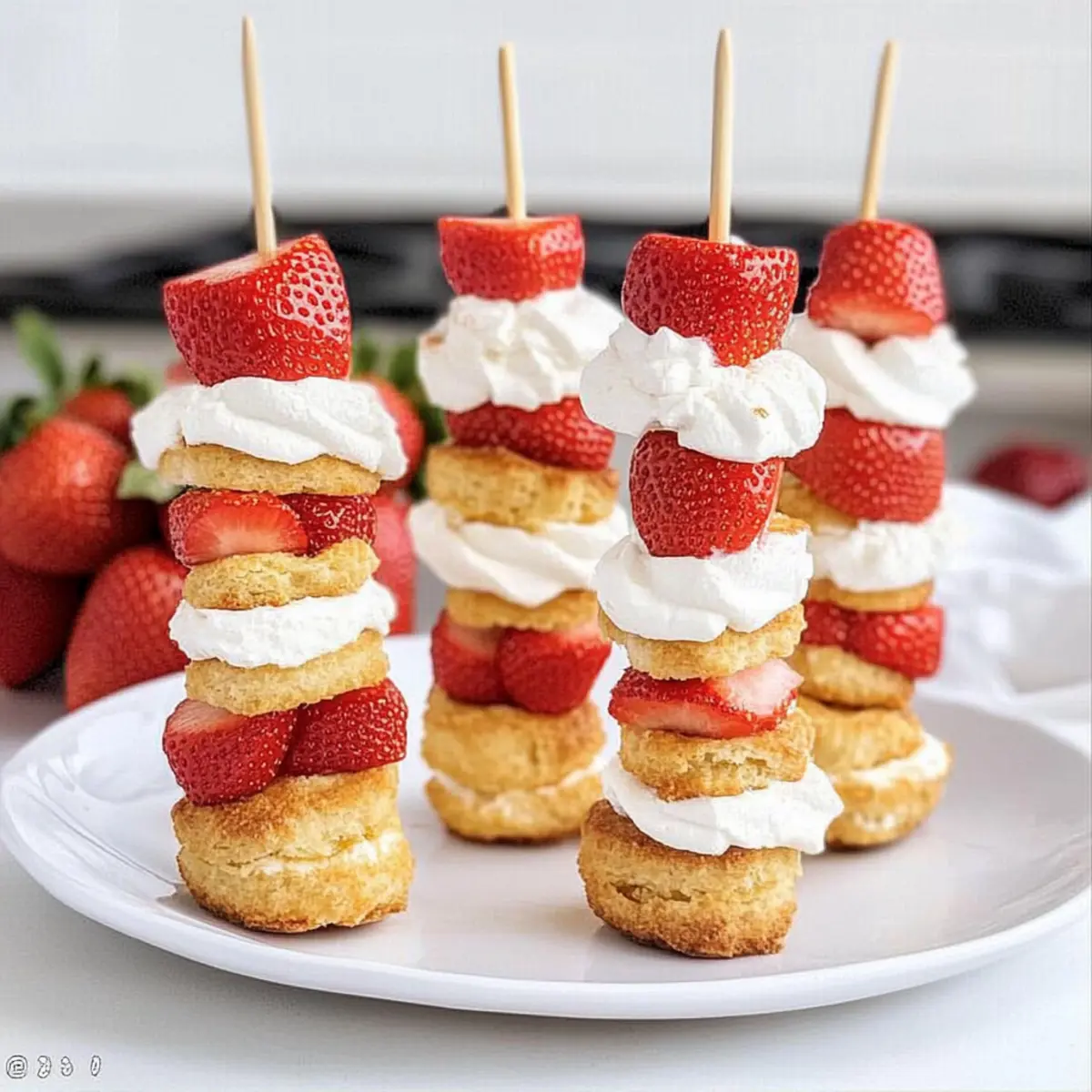 Strawberry Shortcake Kabobs That Shine at Any Gathering