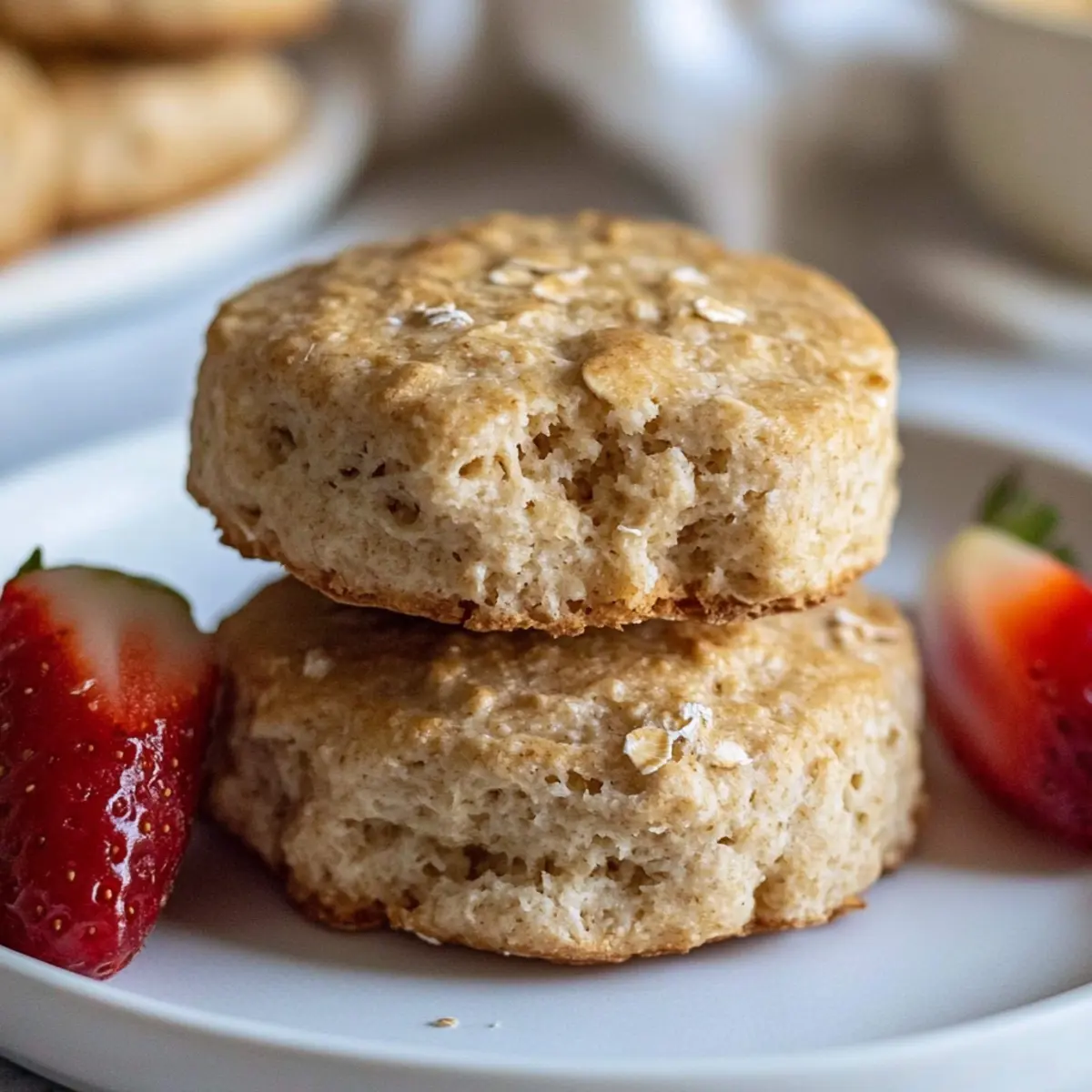 Fluffy Oat Flour Drop Biscuits for Irresistible Mornings