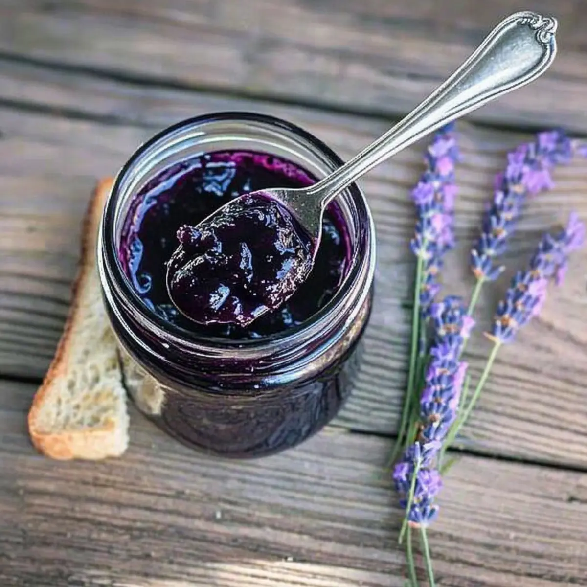 Blueberry & Lavender Jam: A Sweet Honey Delight
