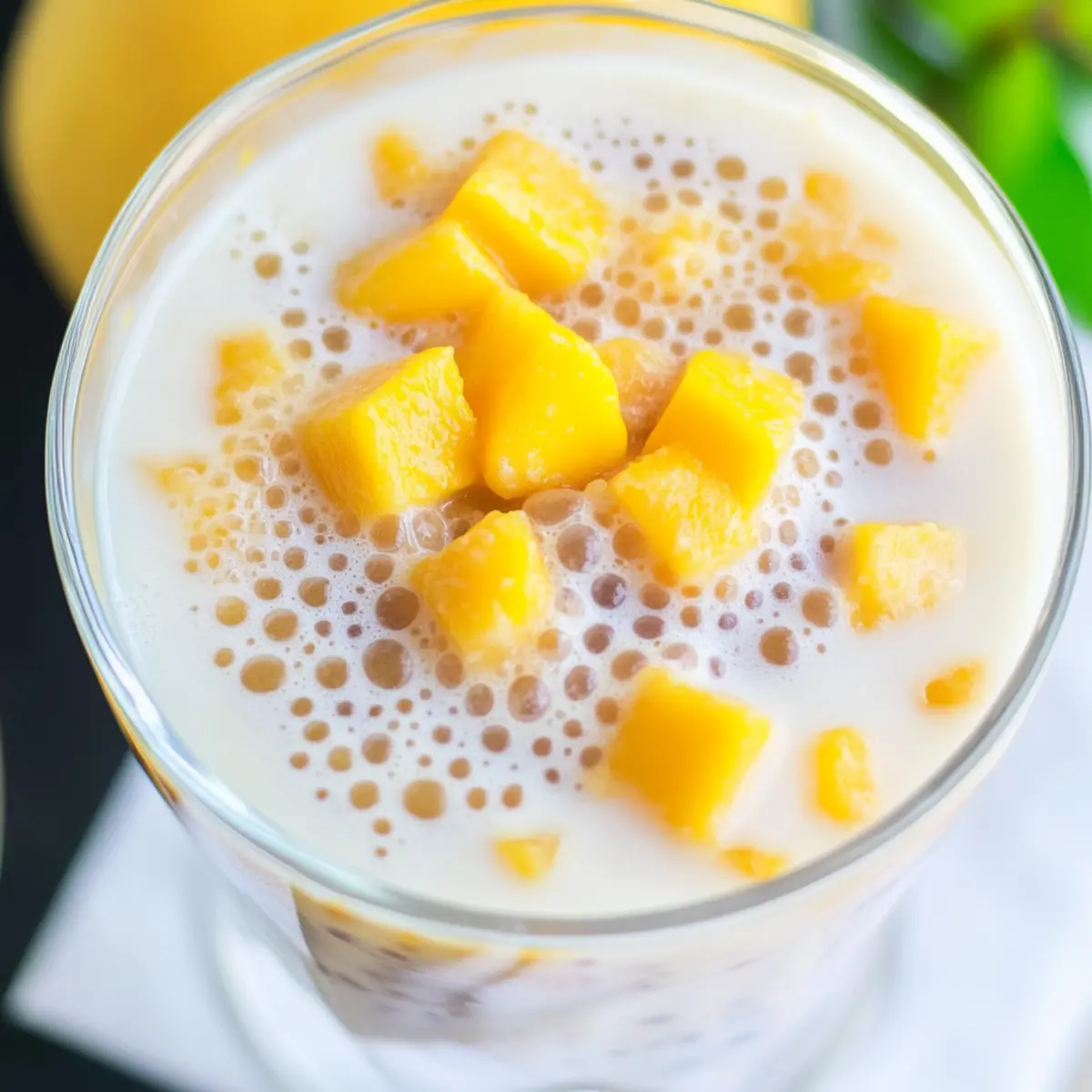 Mango Sago with Coconut Jelly: A Creamy Tropical Escape