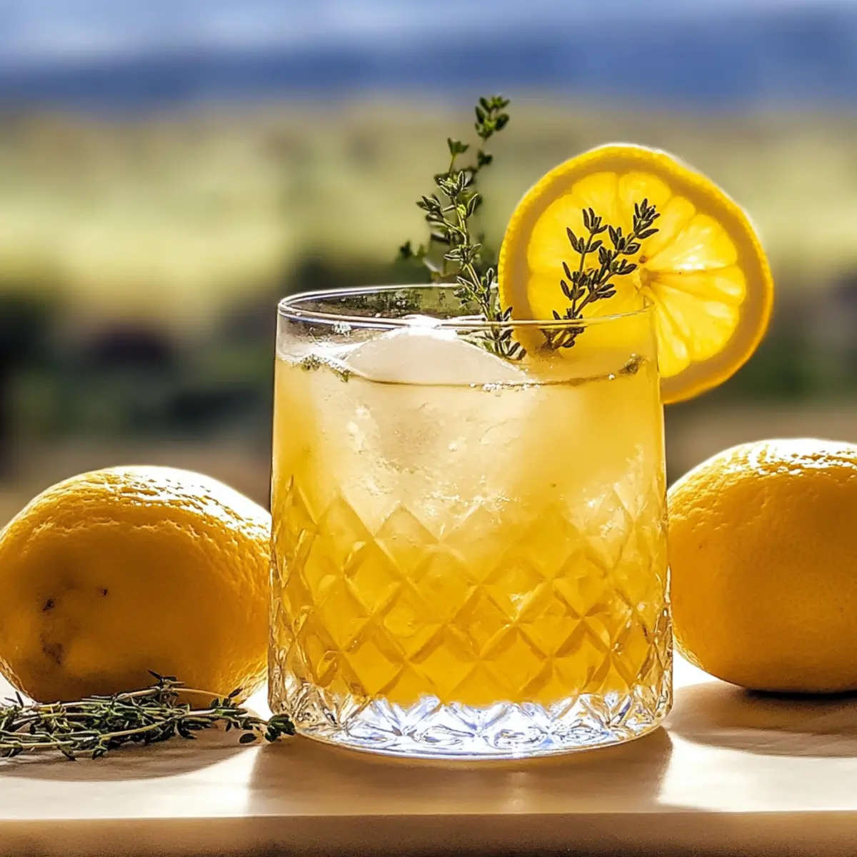 Honey Lemon Thyme Refresher: Your New Favorite Mocktail!