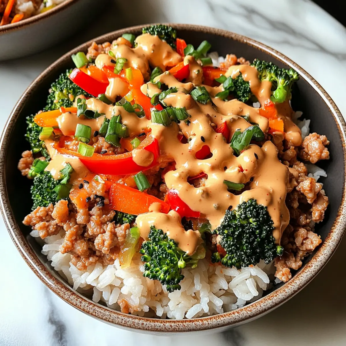 Delicious Bang Bang Ground Turkey Rice Bowls for Quick Dinners