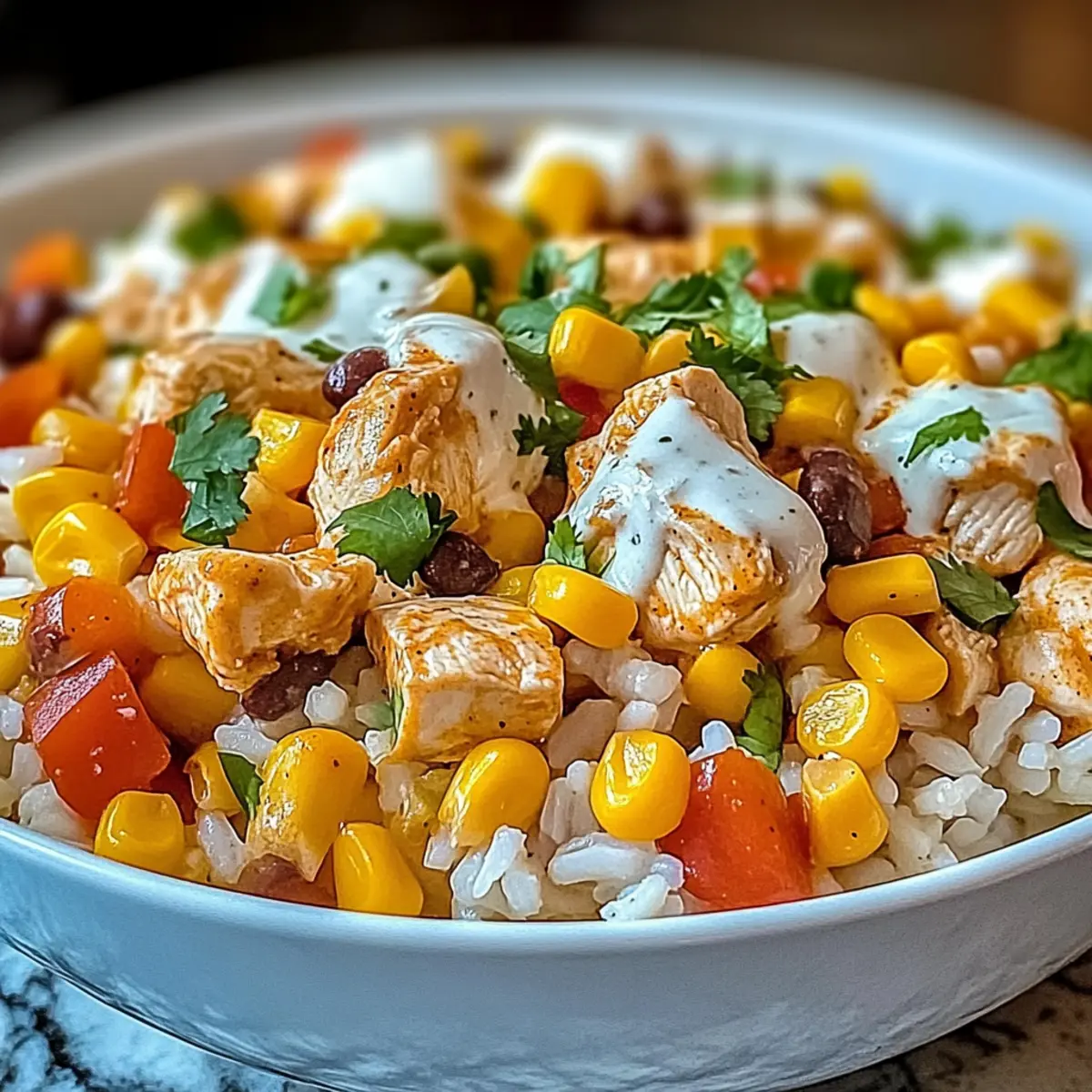 One-Pot Cheesy Southwest Chicken & Rice for Cozy Nights