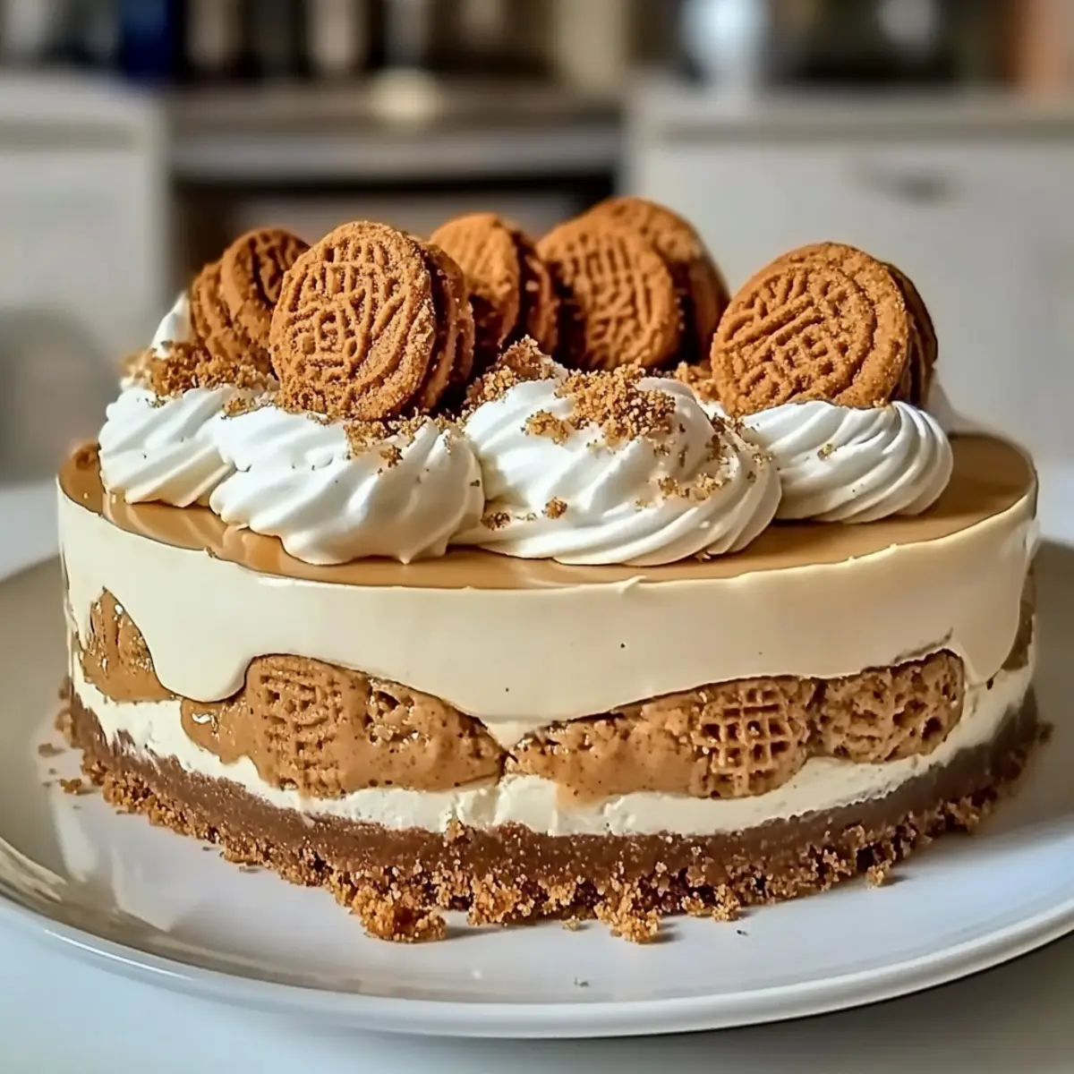 Indulgent Biscoff Cookie Butter Cheesecake You’ll Dream About