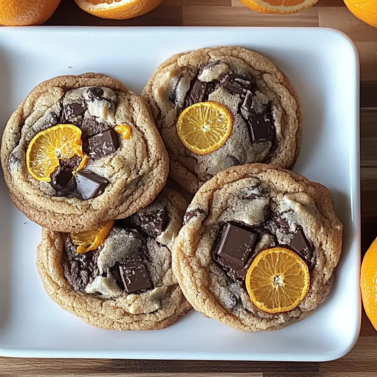 Sweet Orange Dark Chocolate Cookies for Ultimate Indulgence