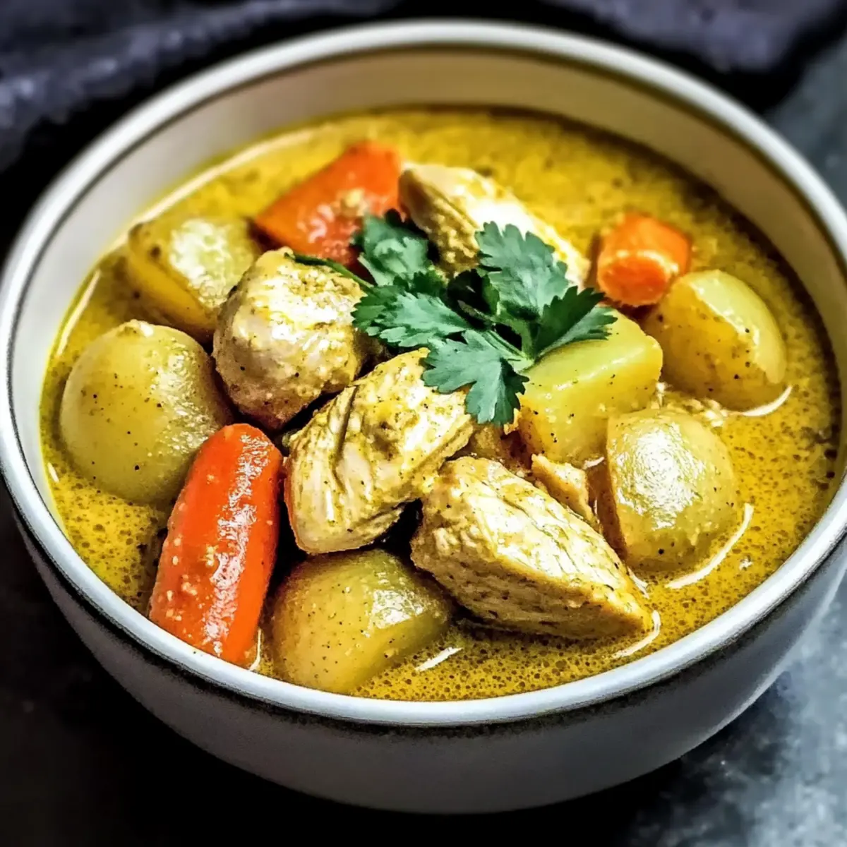Creamy Yellow Curry with Chicken for Your Cozy Night In