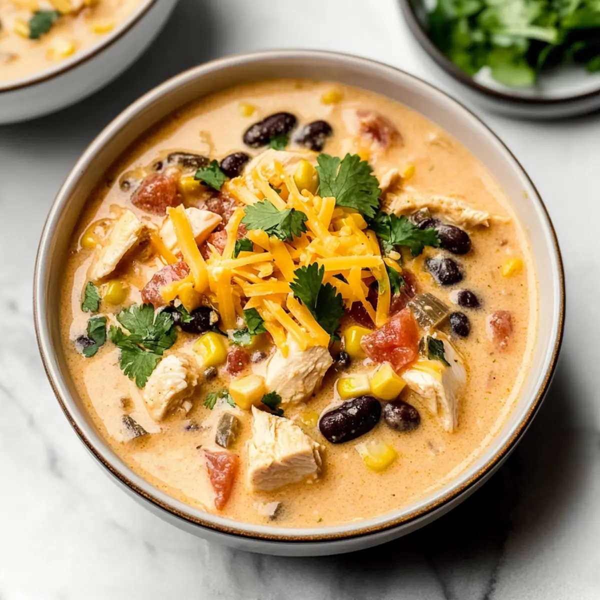 Creamy Chicken Taco Soup That’s Ready in 35 Minutes