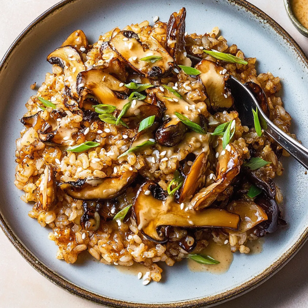 Savory Miso Mushroom Crispy Rice You Can't Resist