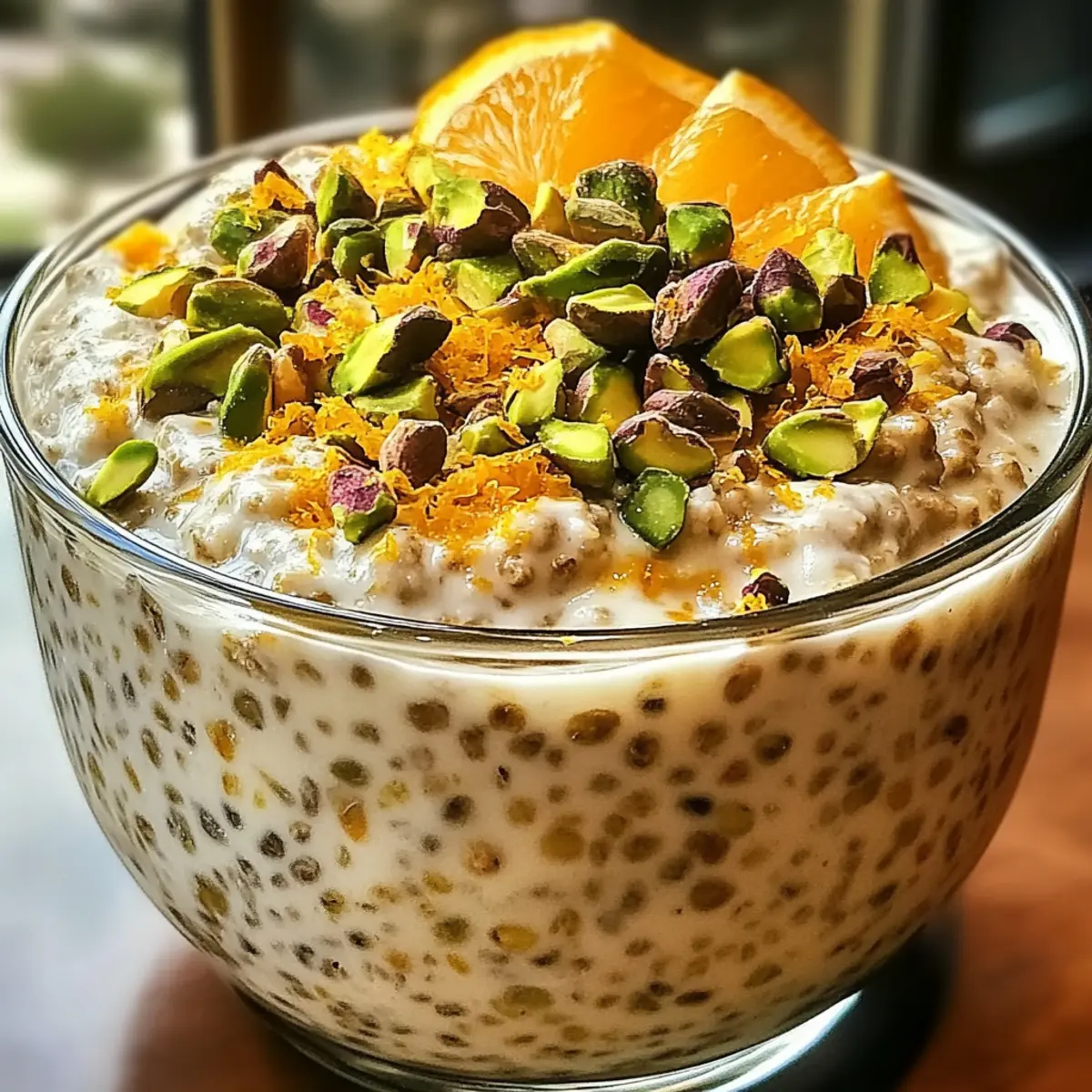 Delightful Pistachio Orange Blossom Overnight Oats Recipe