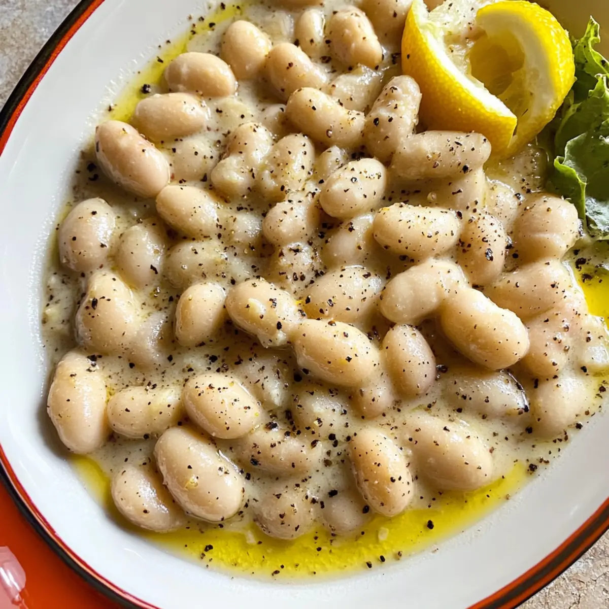 Creamy Cacio e Pepe Butter Beans for a Comforting Meal