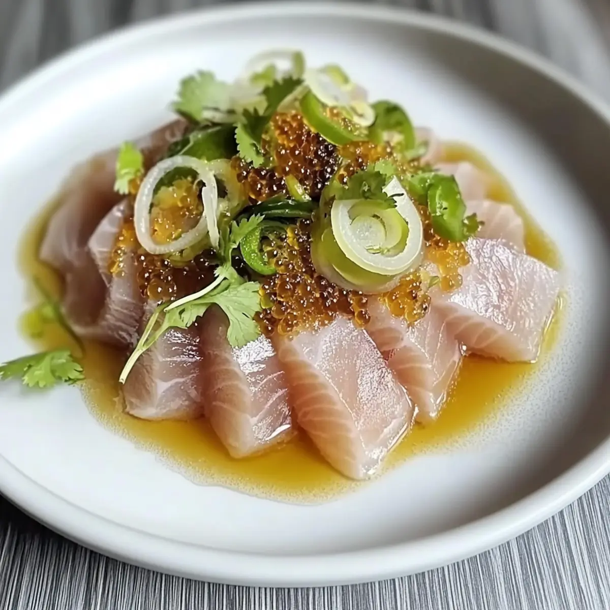 Hamachi Crudo: Brighten Your Day with This Fresh Delight