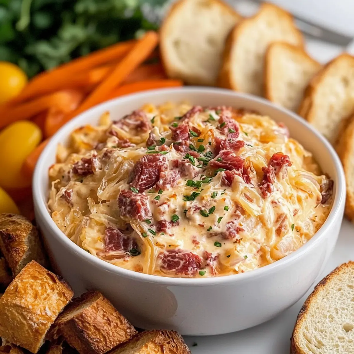 Crockpot Reuben Dip: Your Ultimate Cheesy Game Day Treat