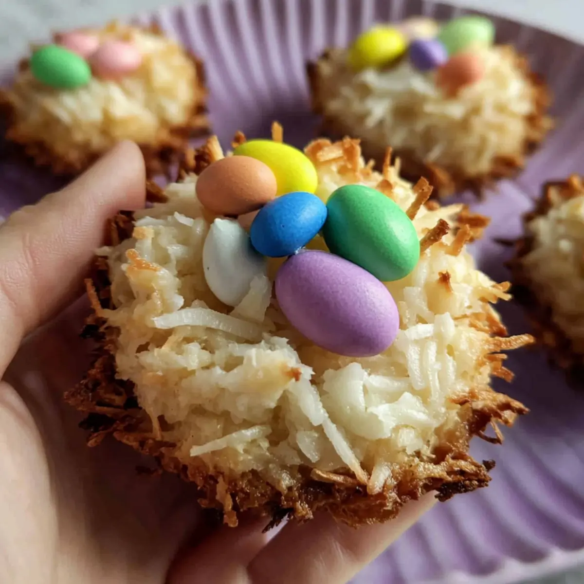 Coconut Macaroon Nests for a Sweet Easter Celebration