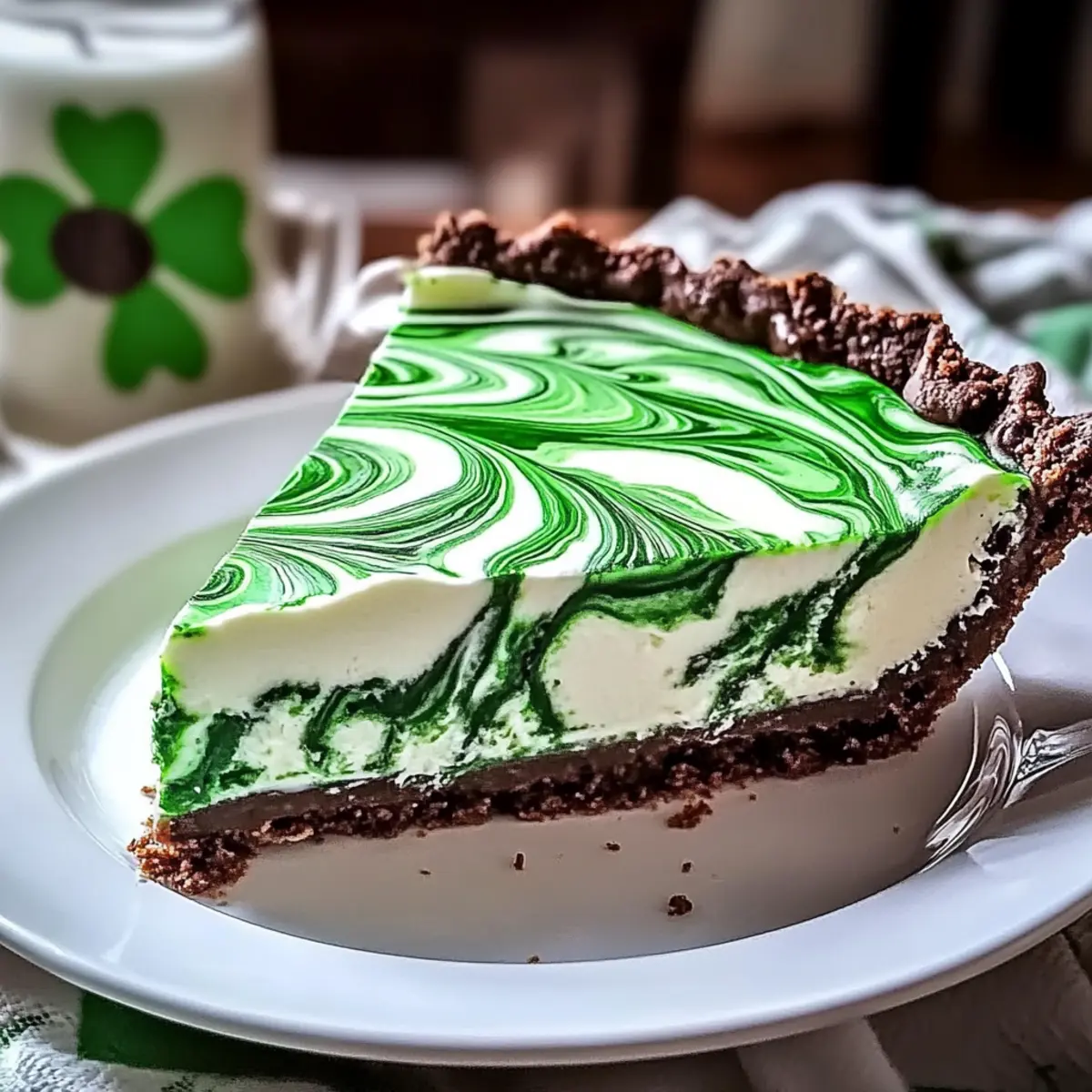 Shamrock Swirl Pie: A Minty Treat That Celebrates St. Patrick's Day