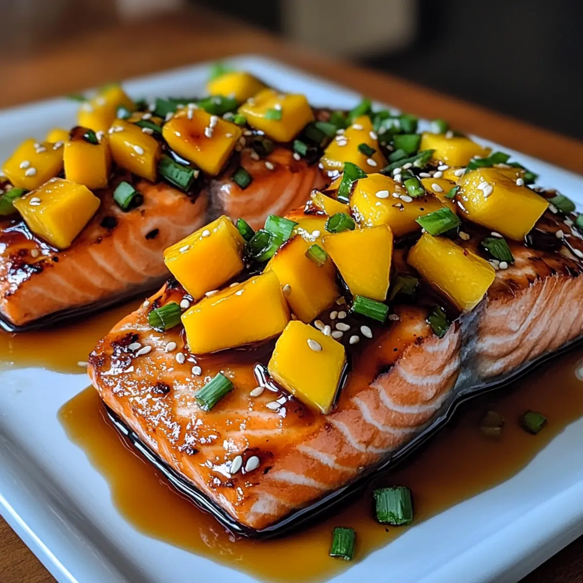 Mango Teriyaki Salmon: A Quick Tropical Delight for Dinner