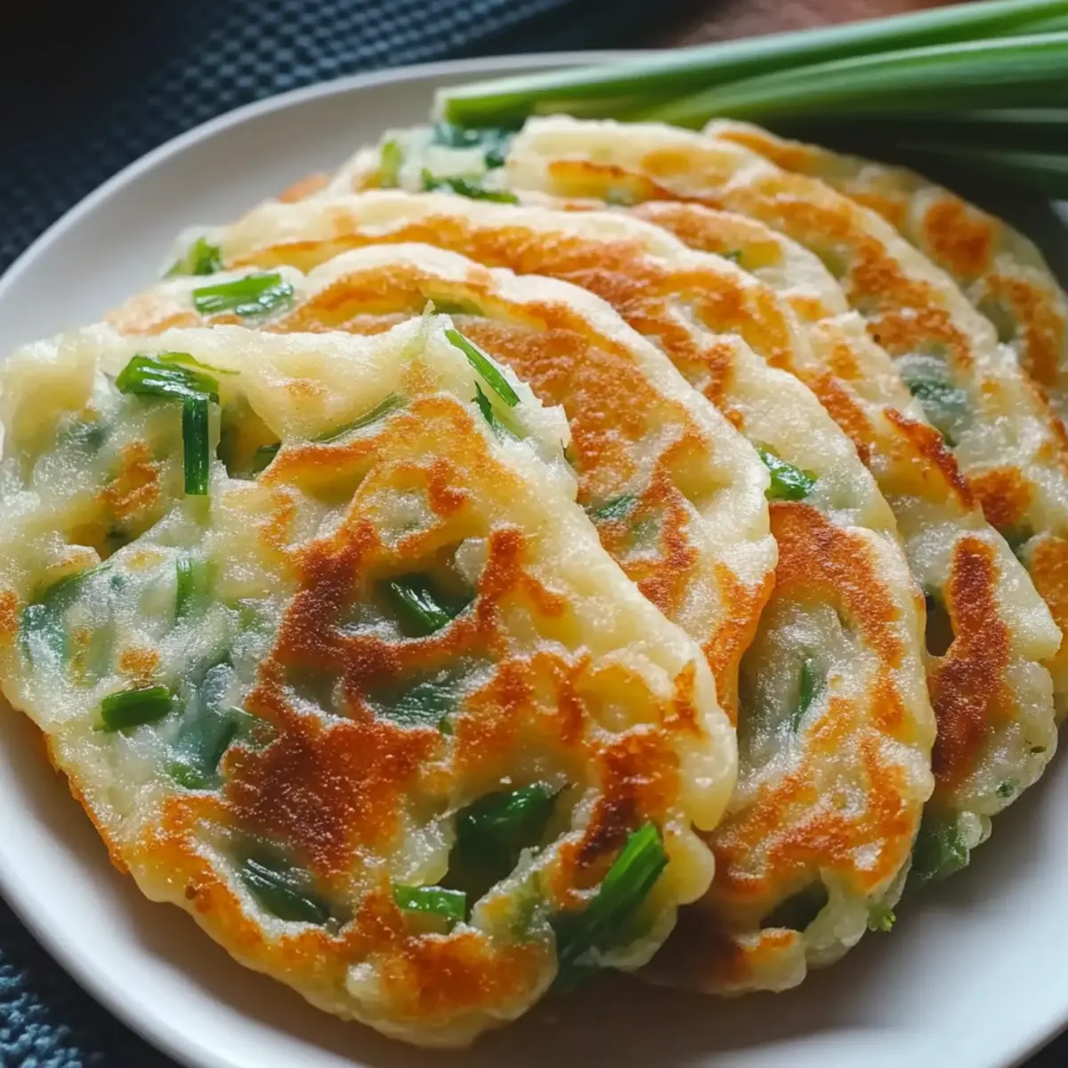 Crispy Rice Paper Scallion Pancakes for Quick, Flavorful Nibbles