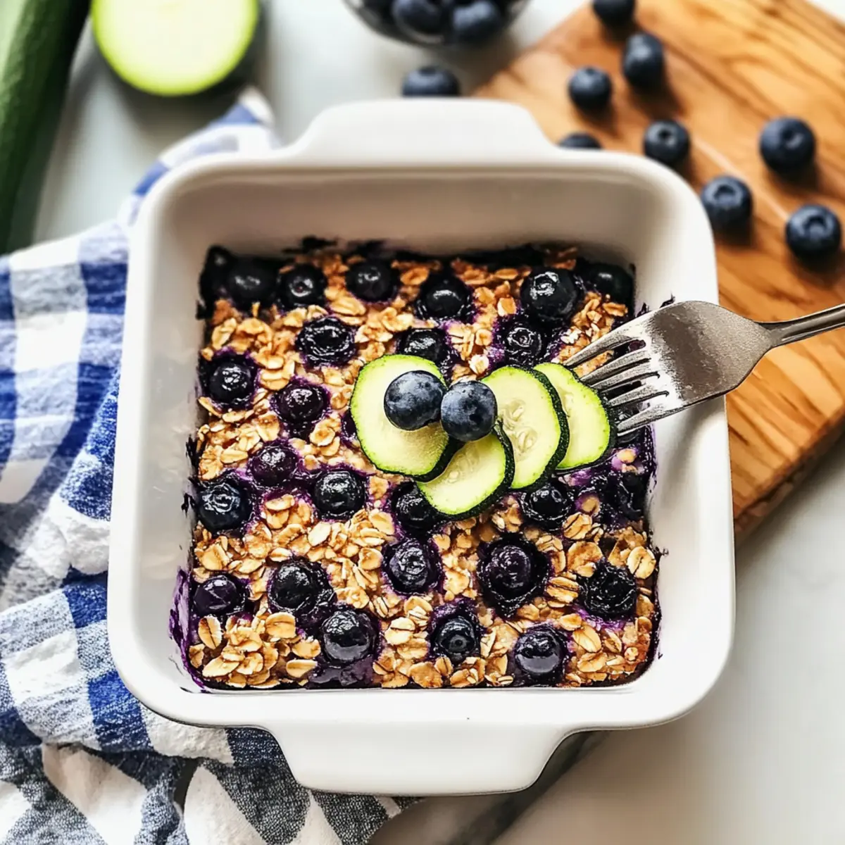 Zucchini Blueberry Baked Oatmeal: Your Perfect Meal Prep Breakfast