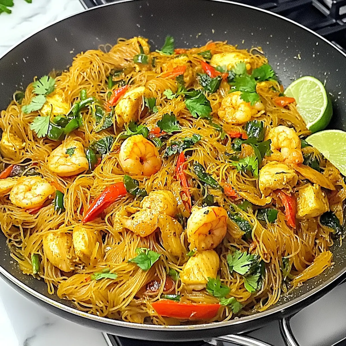 Savory Singapore Noodles Made Easy for Busy Nights