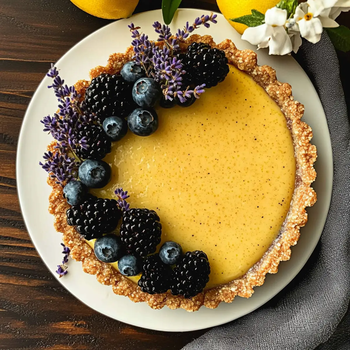 Delightful Lavender Lemon Easter Tart for Spring Celebrations