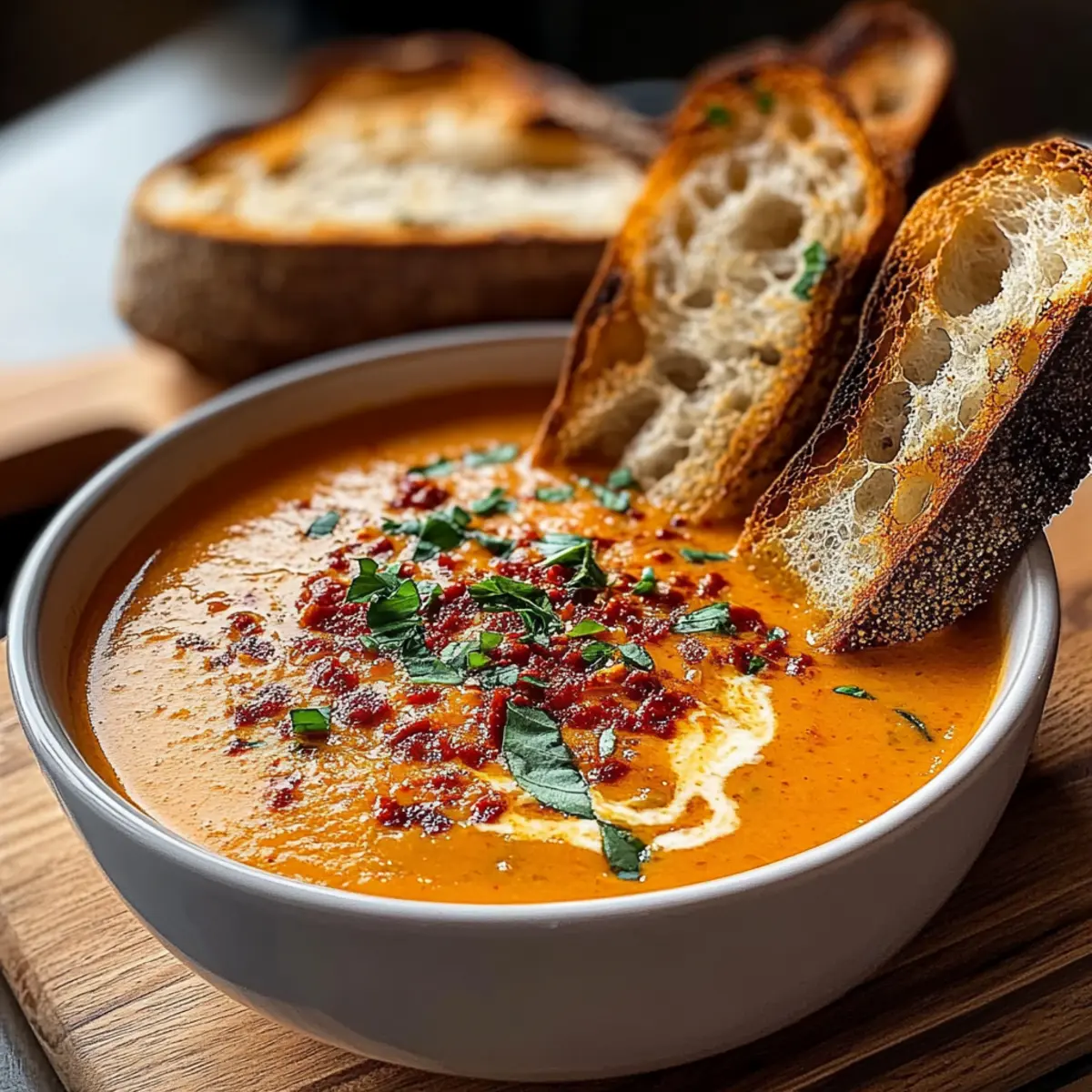 Smoky Fire Roasted Tomato Soup for Cozy Nights In