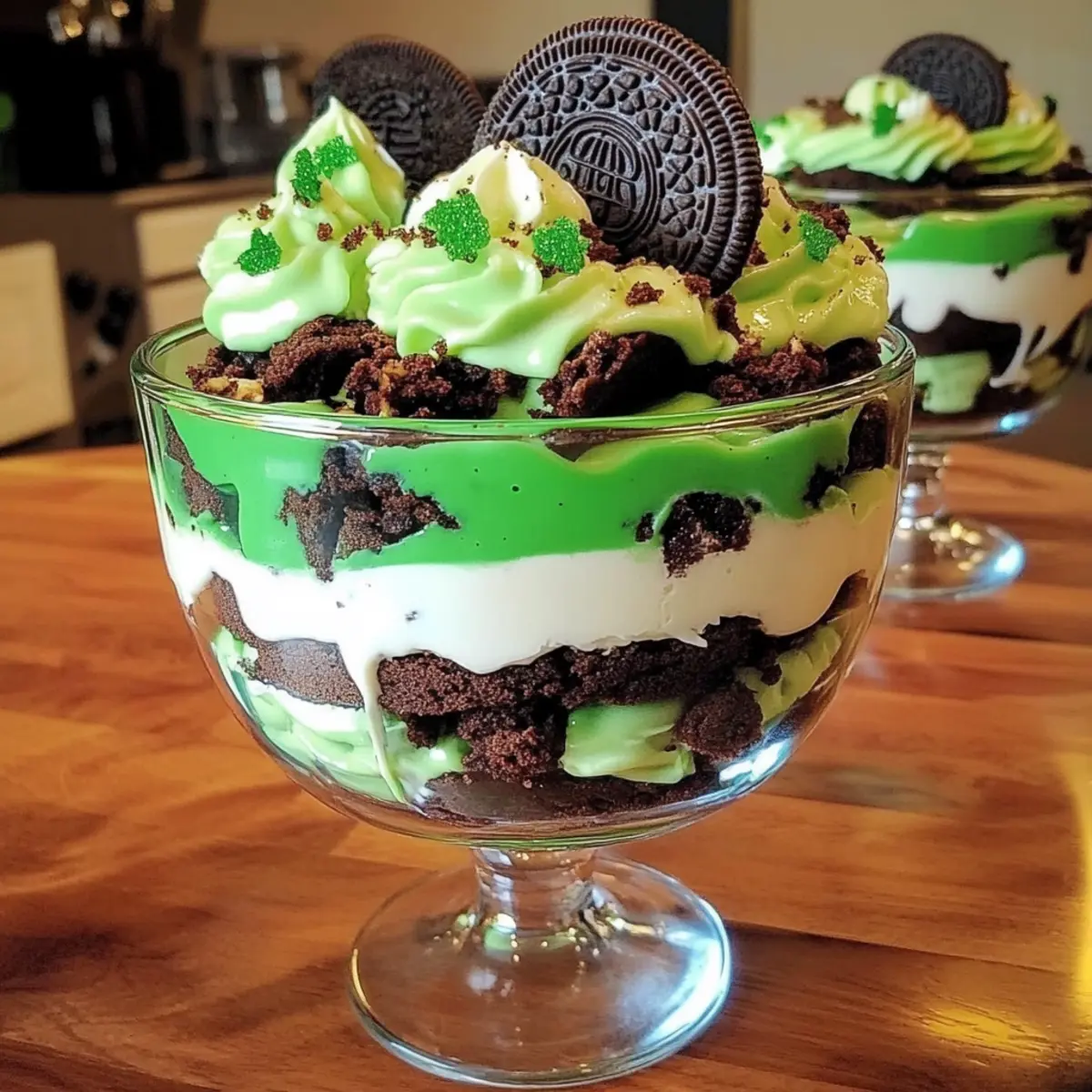 St. Patrick's Day Brownie Trifle: A No-Bake Delight Awaiting You