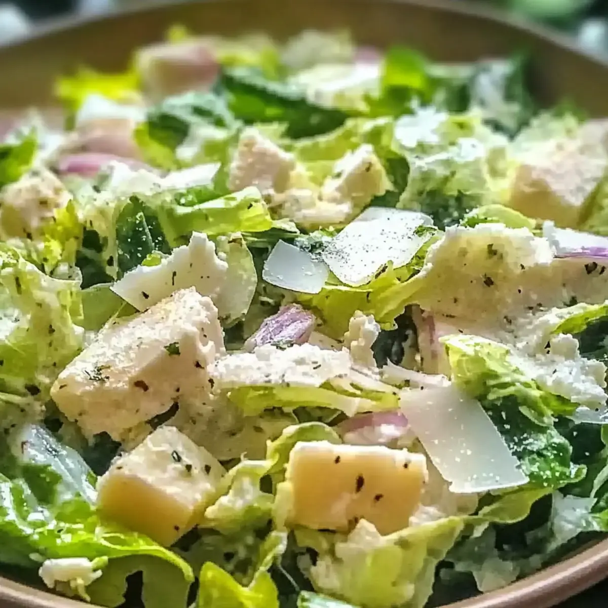 Quick Parmesan Chopped Salad for a Crisp, Fresh Delight