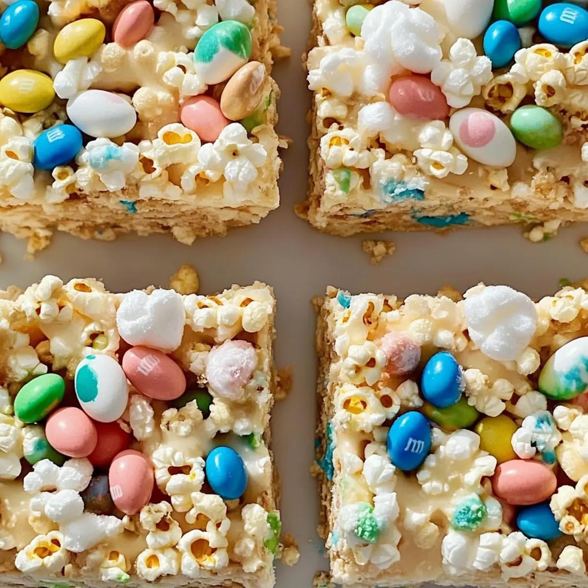 Easter Bunny Popcorn Bars: Sweet, Colorful Family Fun