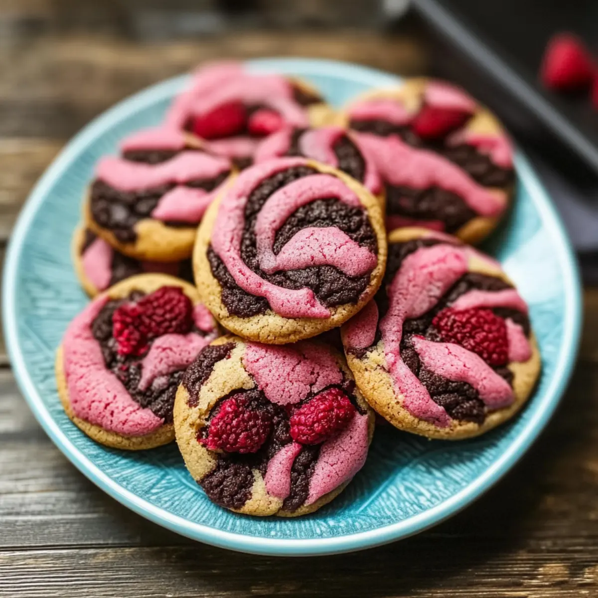 Raspberry Dark Chocolate Cookies: Chewy, Gourmet Delights