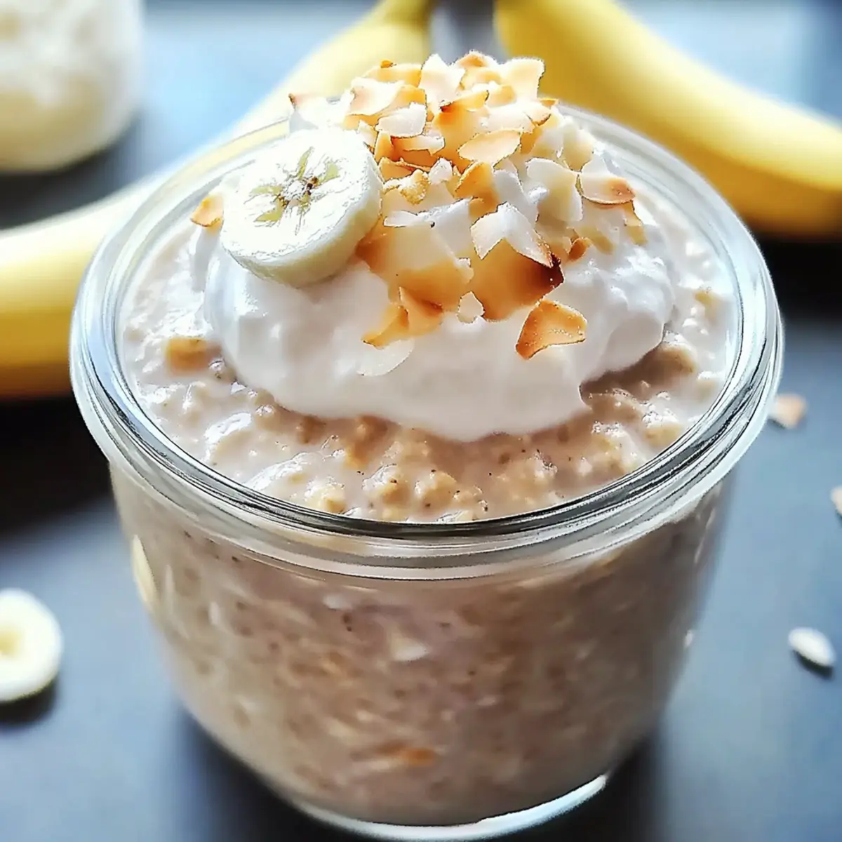 Coconut Cream Pie Overnight Oats for a Tropical Breakfast Boost